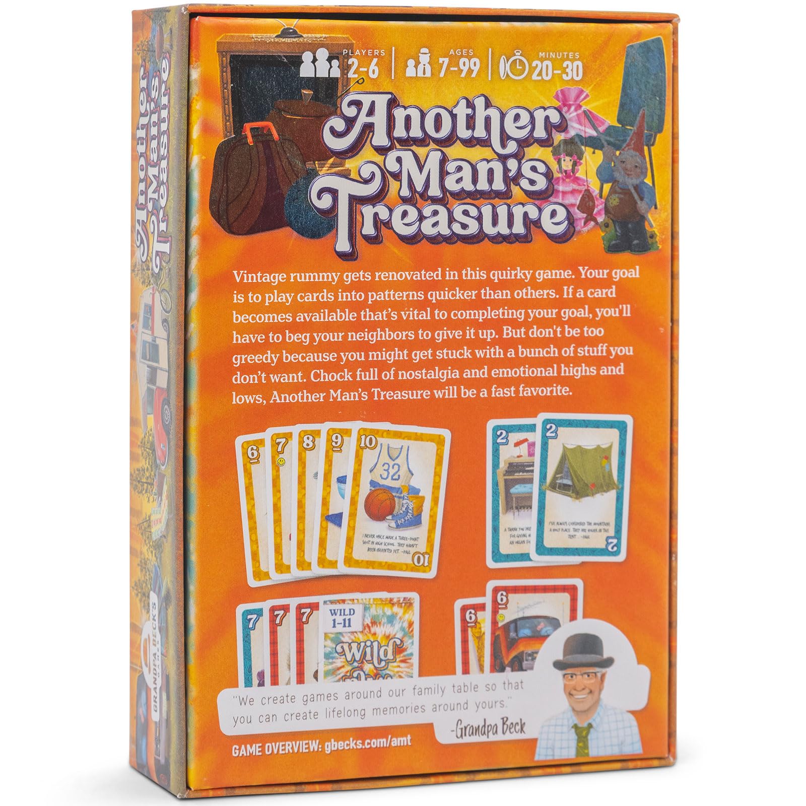 Grandpa Beck's Games Another Man's Treasure Card Game | Ages 7+ | 2-6 Players | 20-40 Min