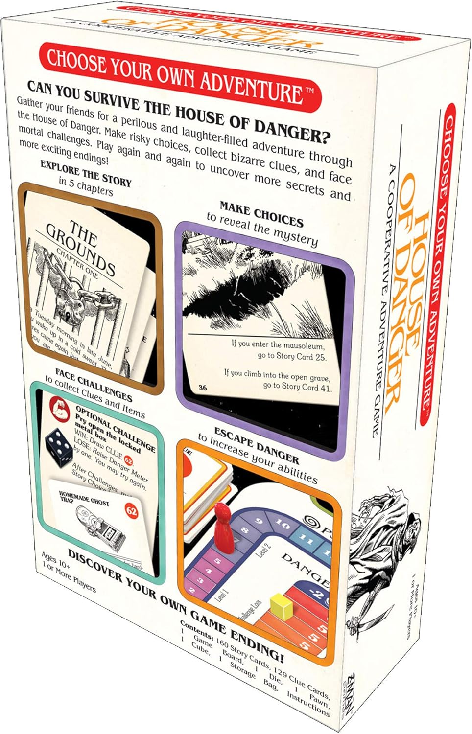 Z-Man Games Choose Your Own Adventure: House of Danger Board Game (ZMGCYA01)