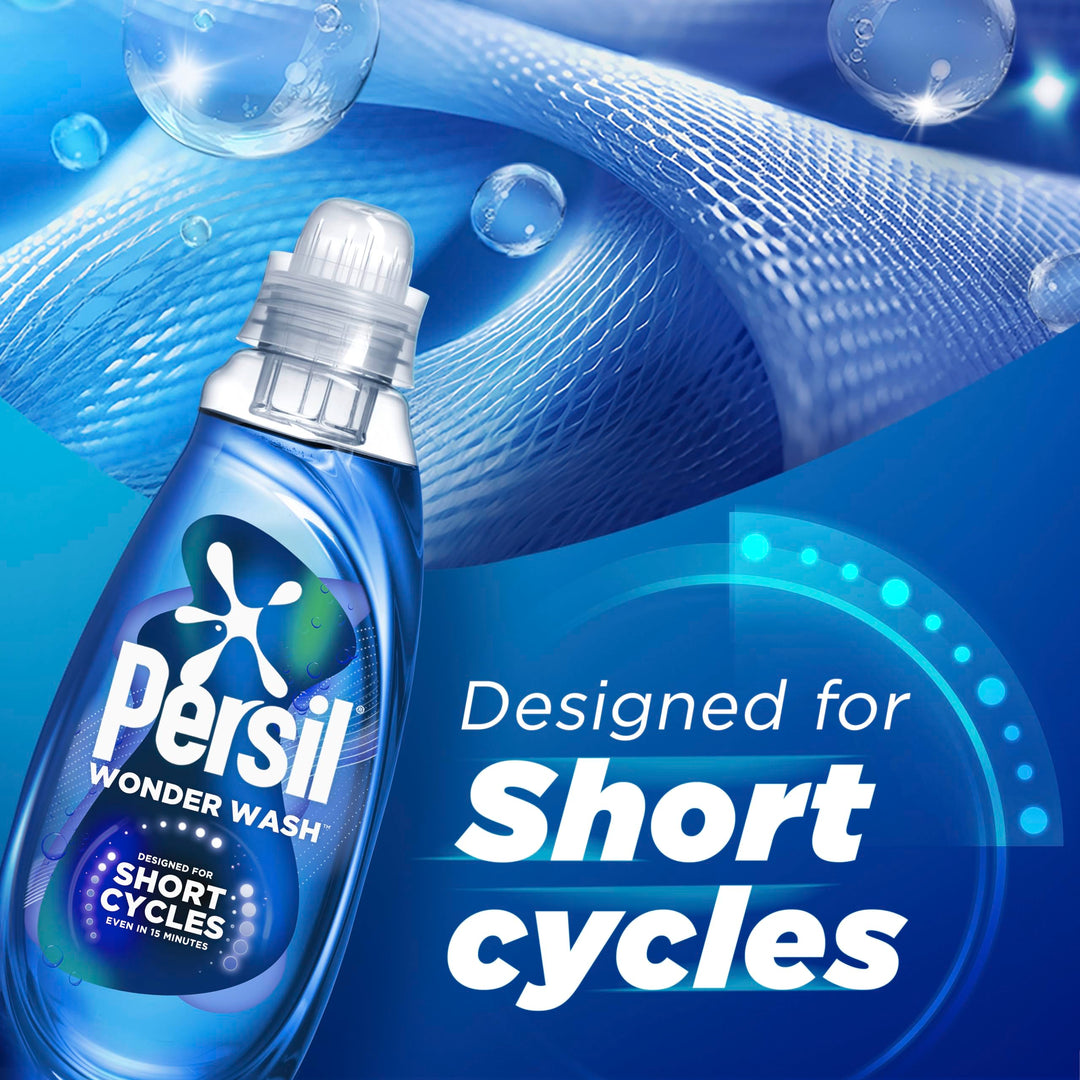 Persil Wonder Wash Odour Defy Bio Liquid Laundry Detergent 1.485 L (55 Washes)