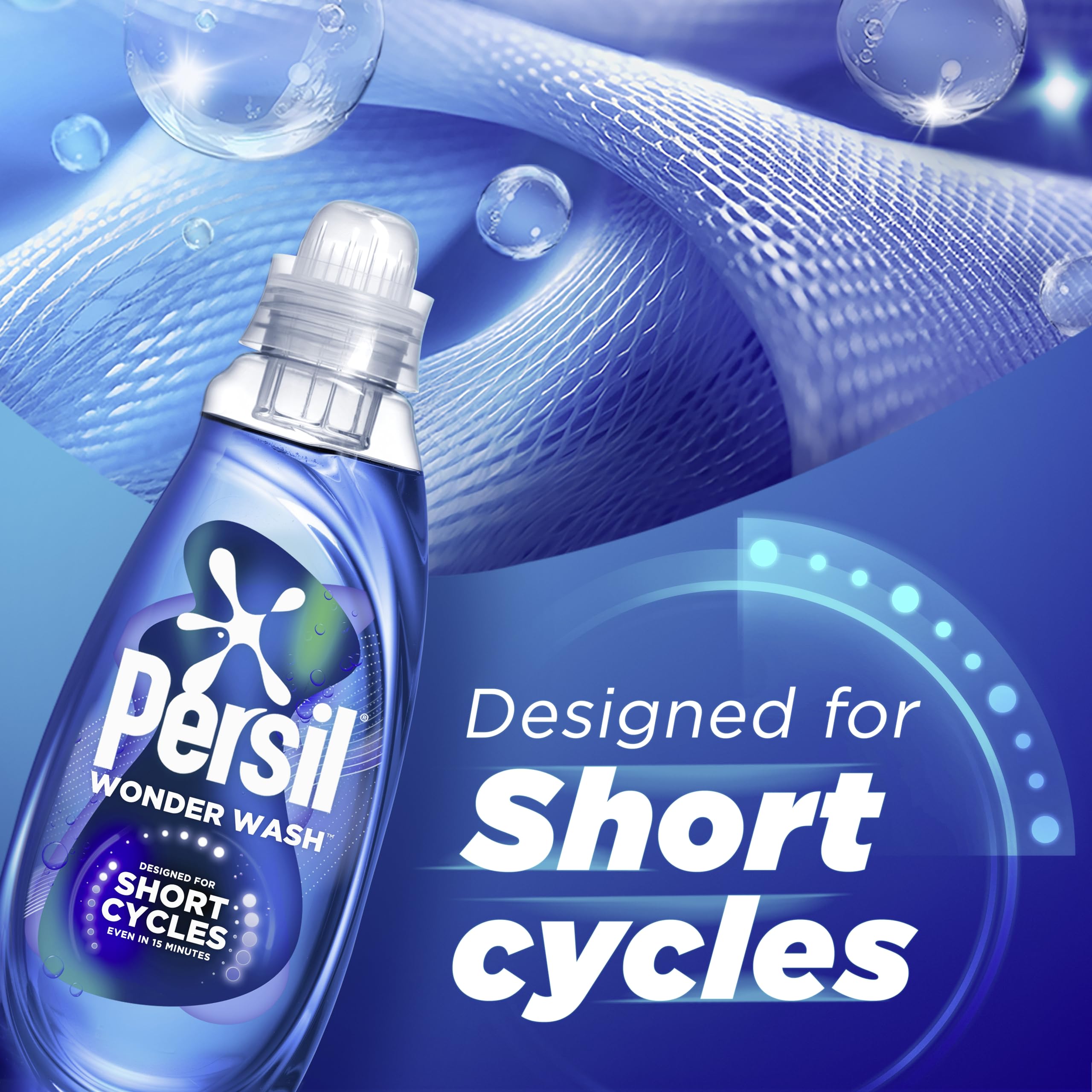 Persil Wonder Wash Odour Defy Bio Liquid Laundry Detergent 1.485 L (55 Washes) 8