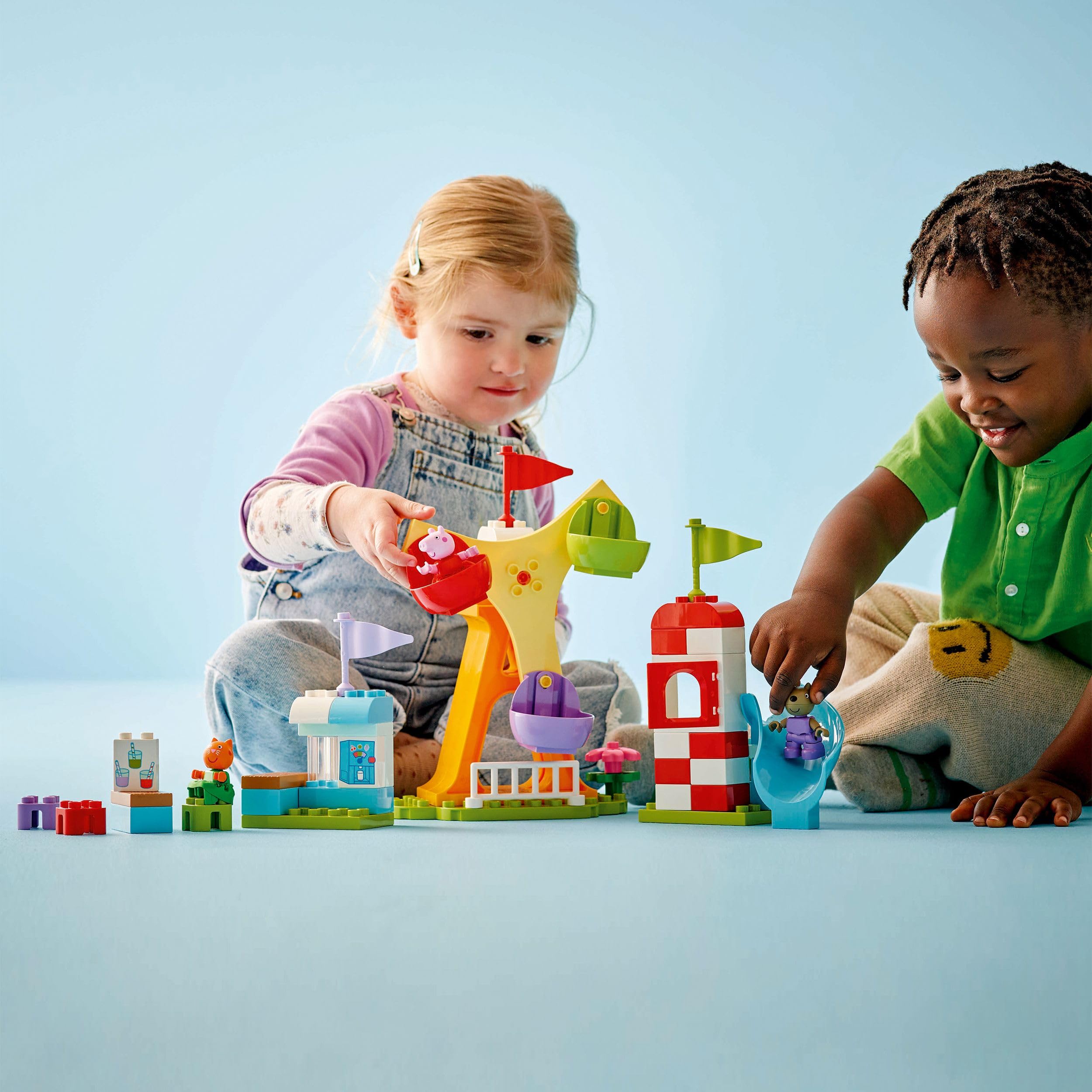 LEGO DUPLO Peppa Pig Funfair - Building Set for Toddlers 2+ 6