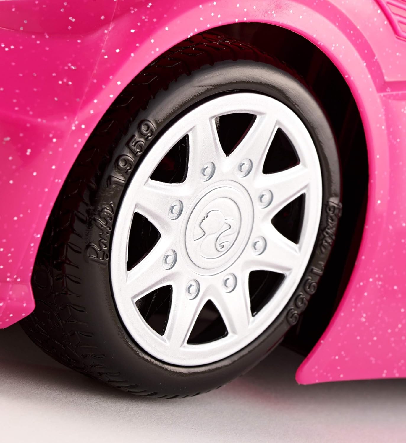 Barbie Convertible and Doll Pack - Sparkly Pink Vehicle with Realistic Details for Imaginative Play 5