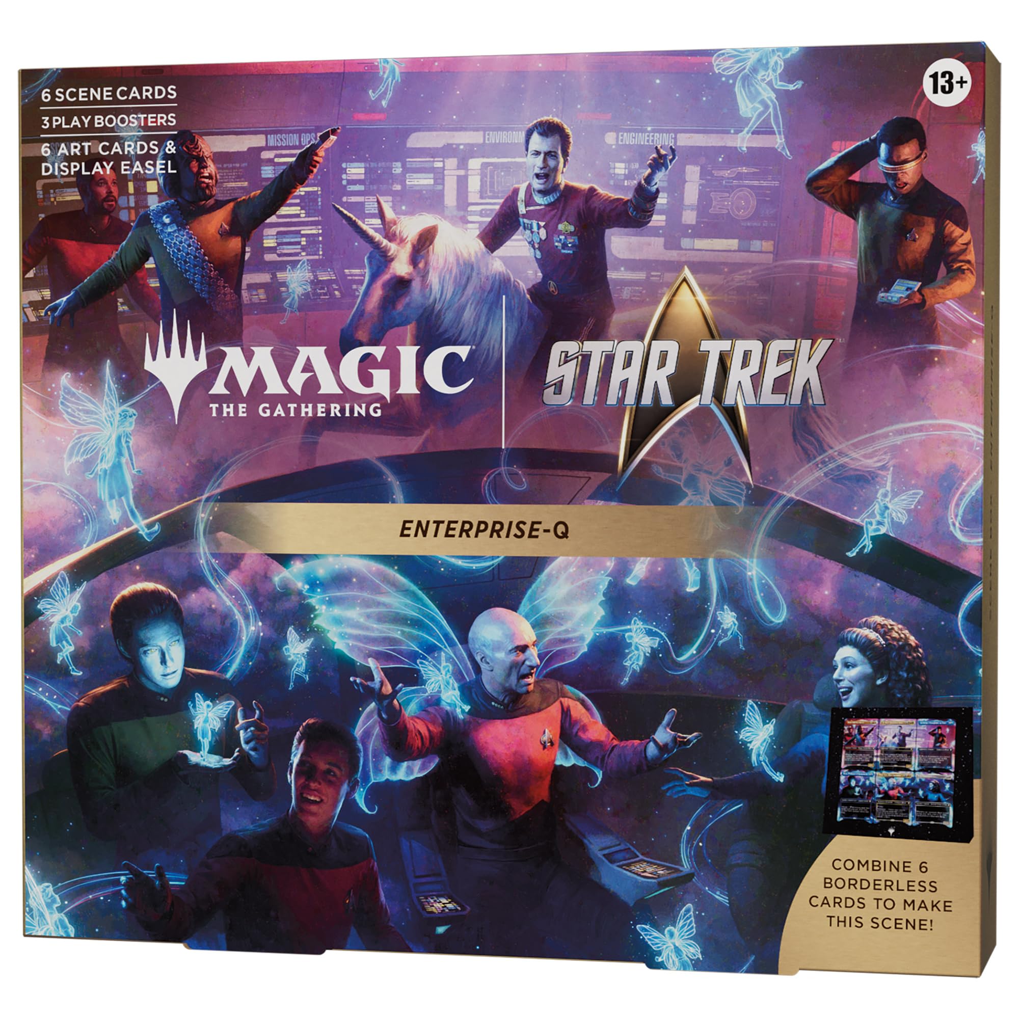 Magic: The Gathering Star Trek Scene Box - Enterprise-Q (English Version) | Collectible Card Game Deck & Set | Adult 1
