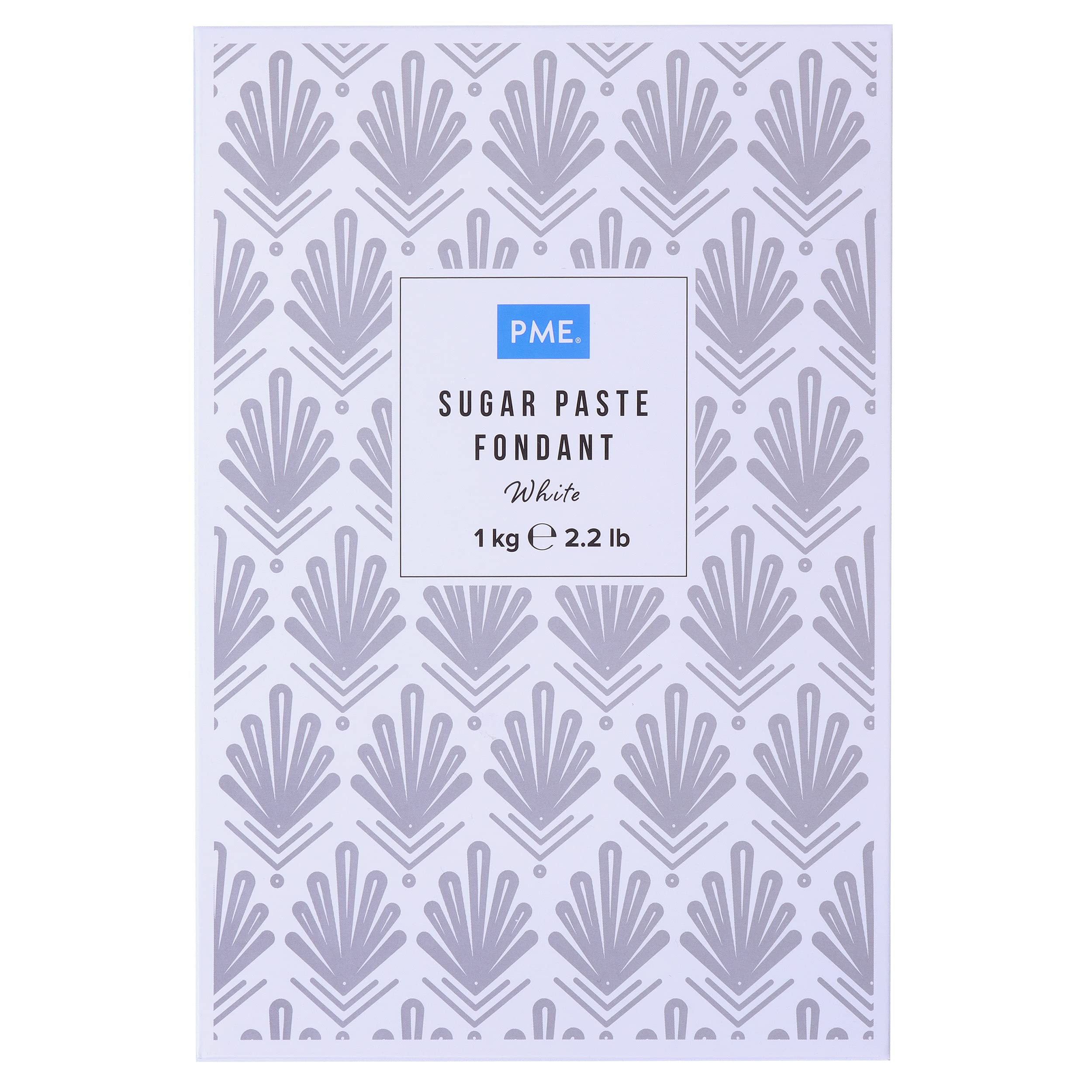 PME Sugar Paste Fondant - White | 1kg | Thermo-Tech Enabled