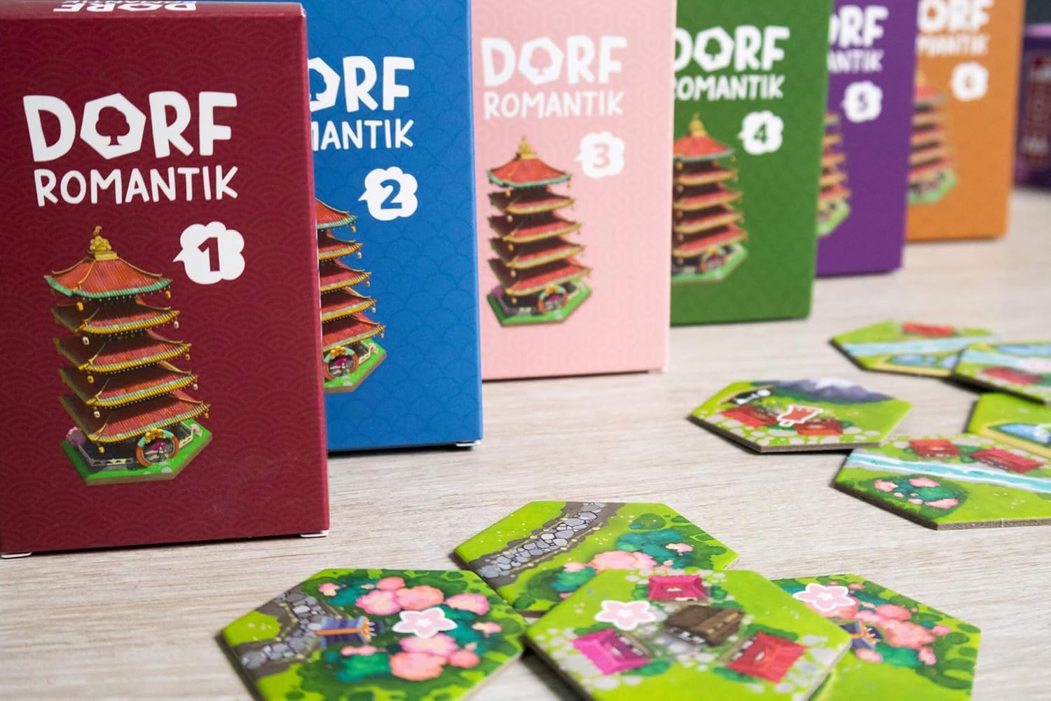 Pegasus Spiele Dorfromantik - Sakura (Englische Ausgabe) 6