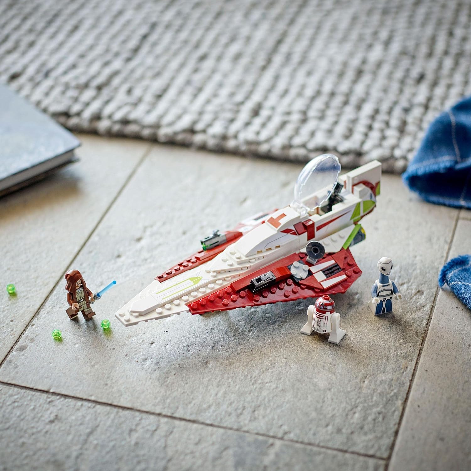 LEGO 75333 Star Wars Obi-Wan Kenobis Jedi-Starfighter, Bauset für Kinder ab 7 Jahren 6