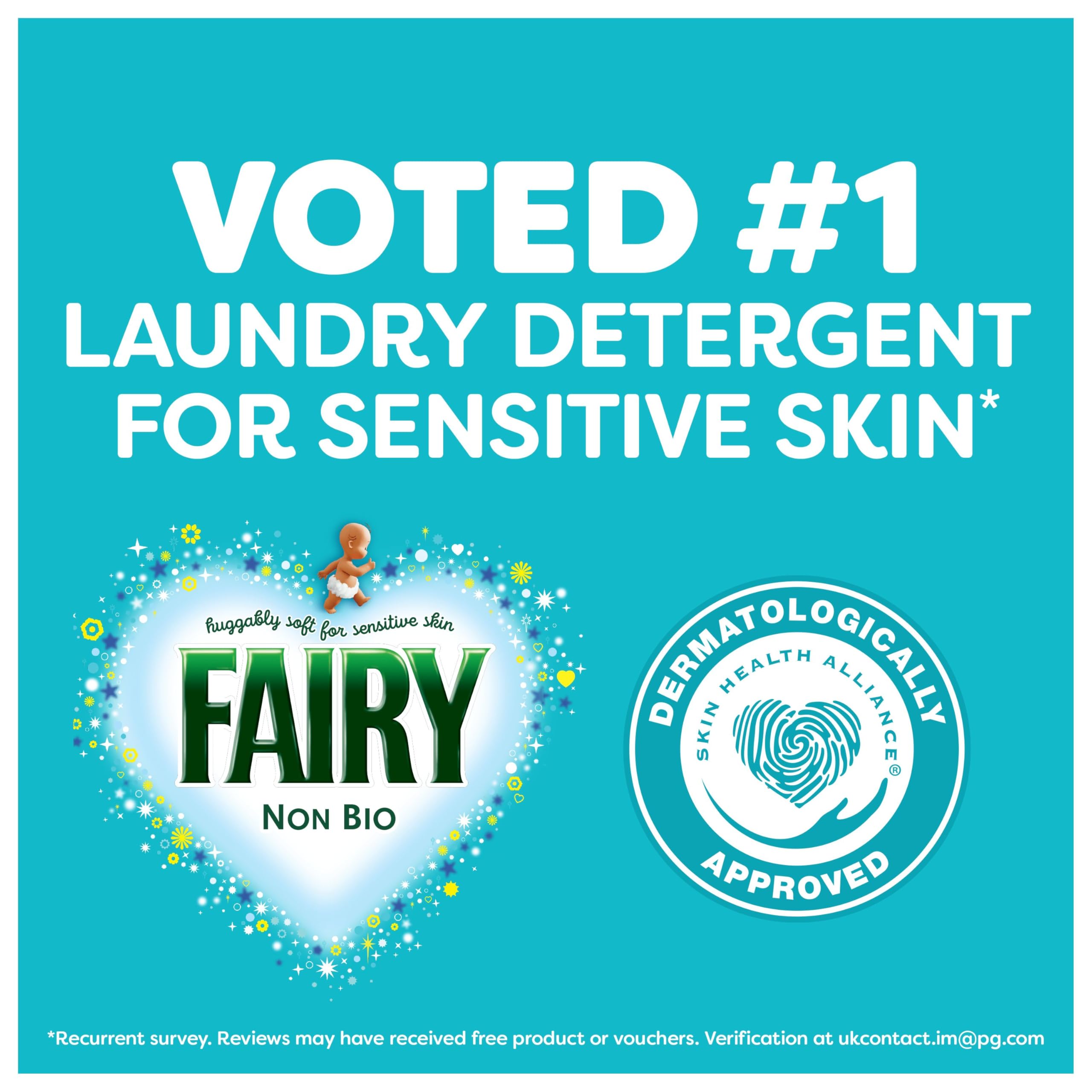 Fairy Non Bio Platinum Washing Capsules - Extra Stain Removal & Sensitive Skin Formula | 60 Count 4