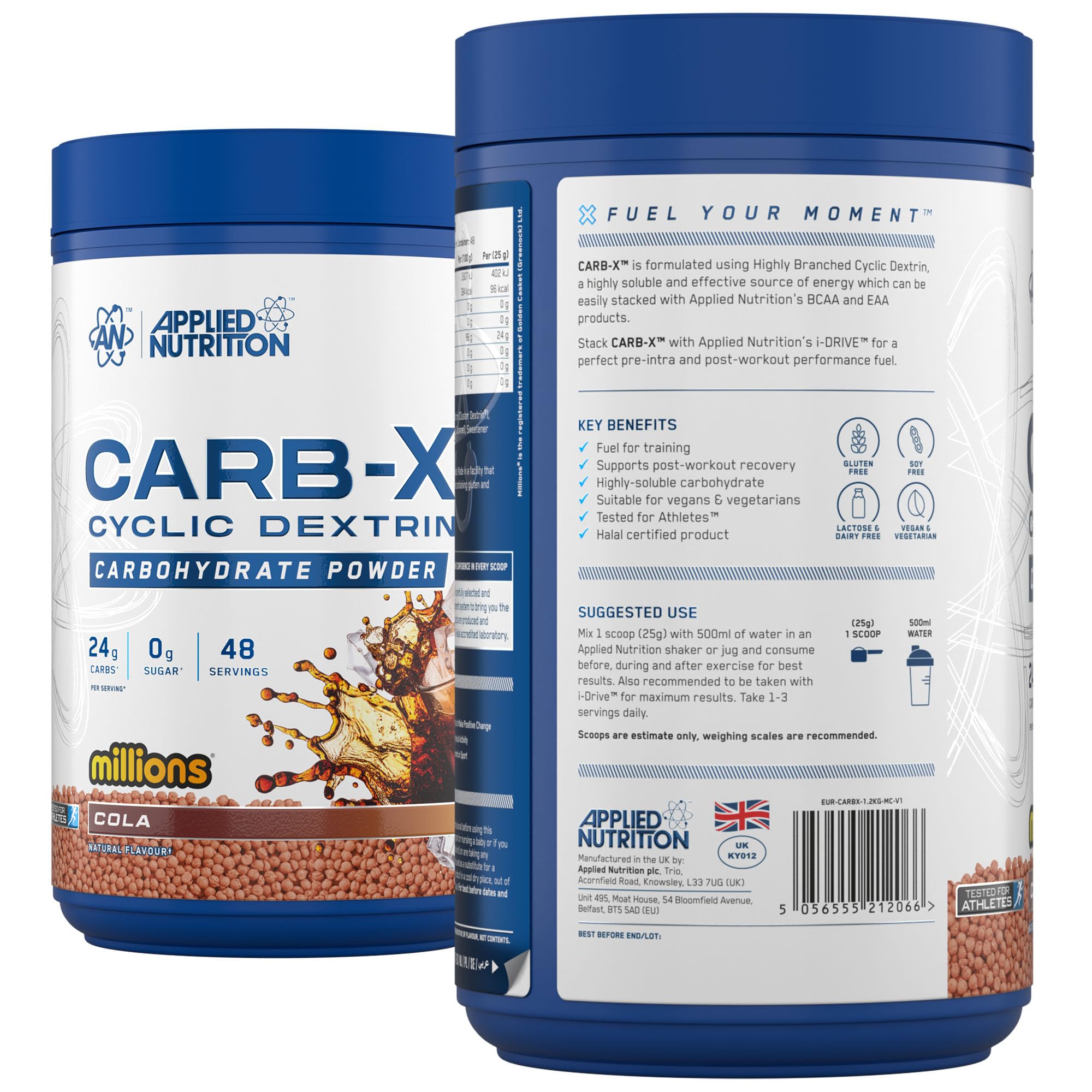 Applied Nutrition Carb-X Carbohydrate Powder - Energy Management | 1200g | Vegan 7