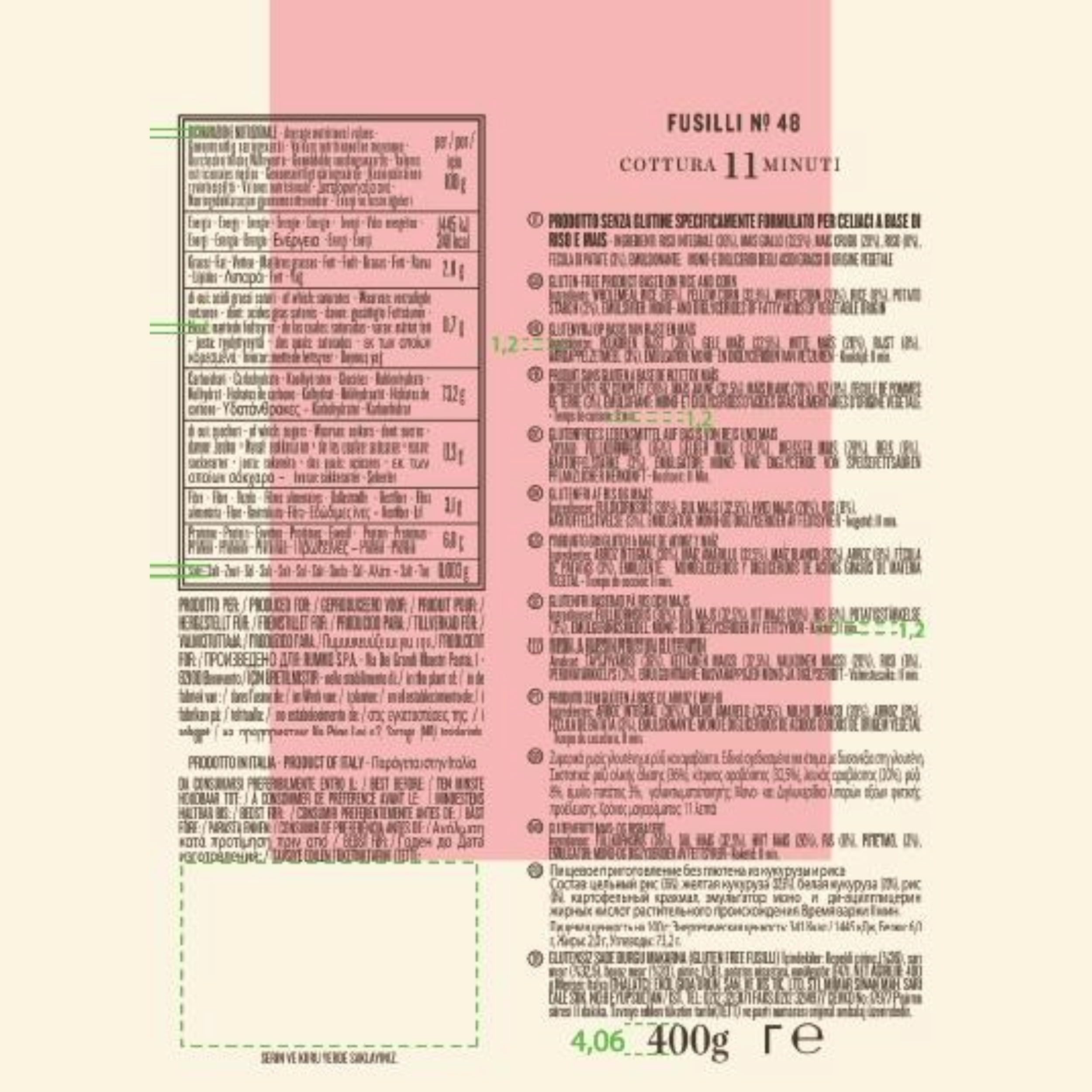 Rummo Glutenfreie Fusilli-Pasta Nr. 48 – italienische Handwerksnudeln, 400 g 6