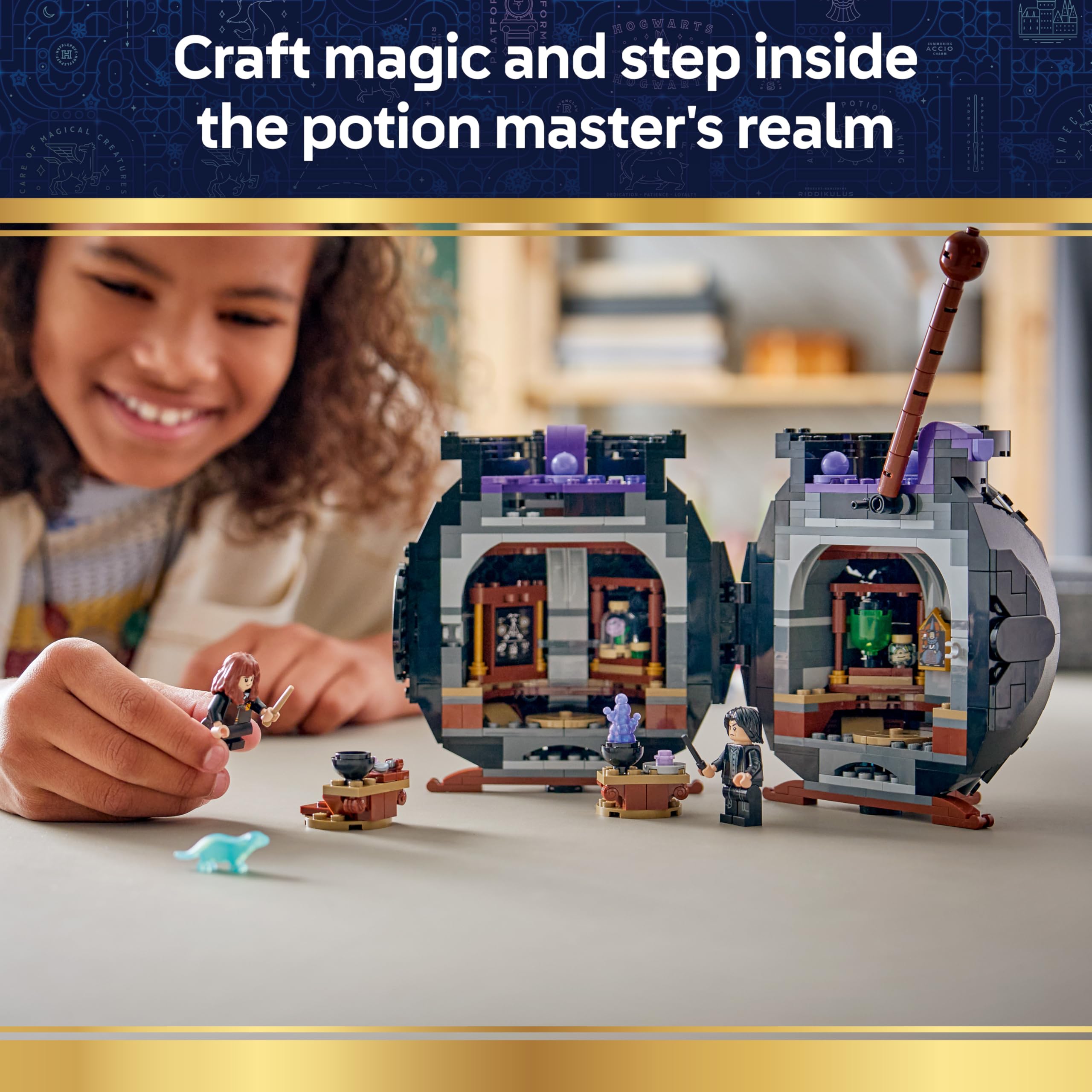 LEGO Harry Potter Cauldron: Secret Potions Classroom Building Set 76464 | Ages 10+ 2