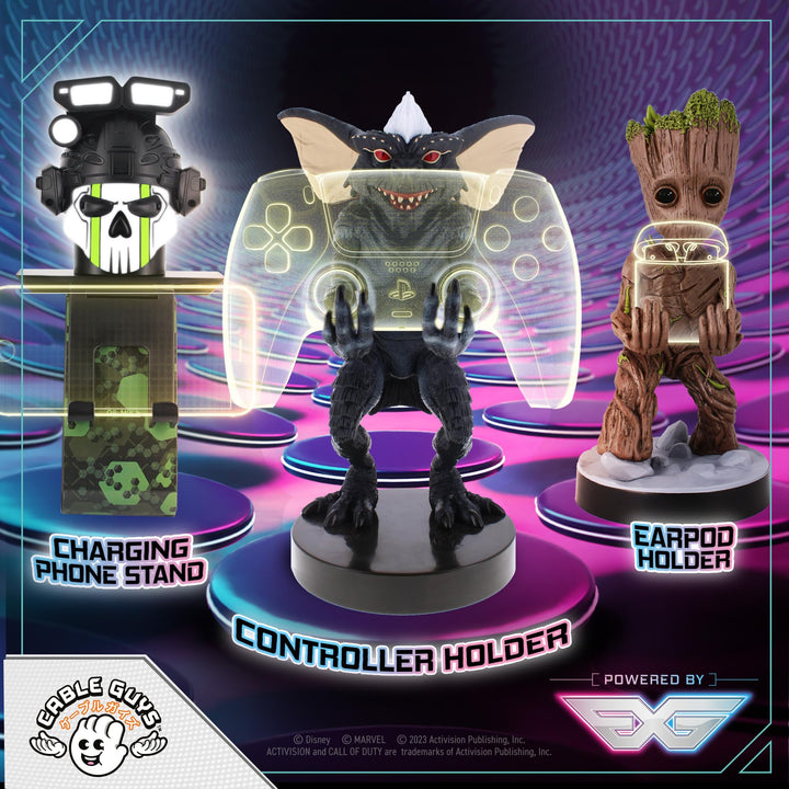 Gremlins Stripe - Gaming Controller & Phone Holder Stand - Official Warner Bros Merchandise