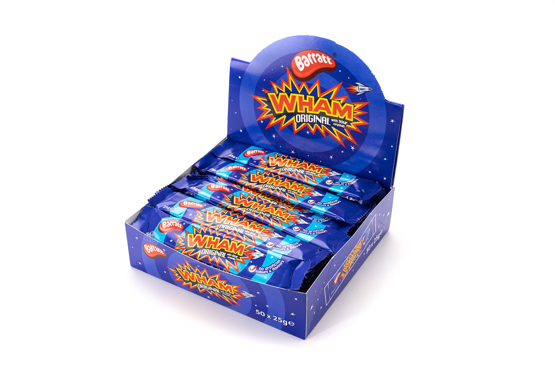 Wham Wham Bar Retro Flavour Sweets - 50 Piece Sealed Box