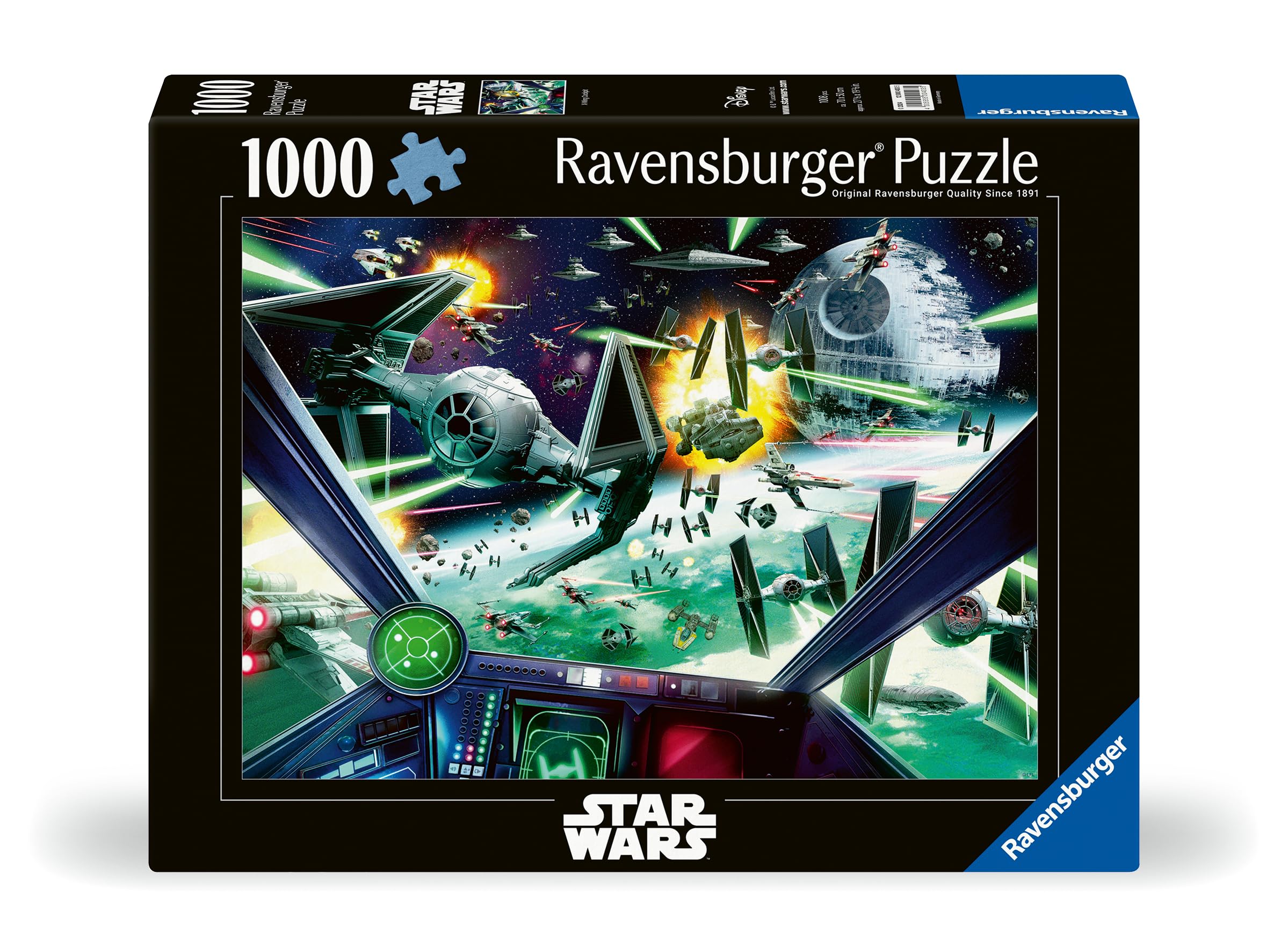 Ravensburger Star Wars X-Wing Cockpit Jigsaw Puzzle - 1000 Pieces | Premium Quality 2