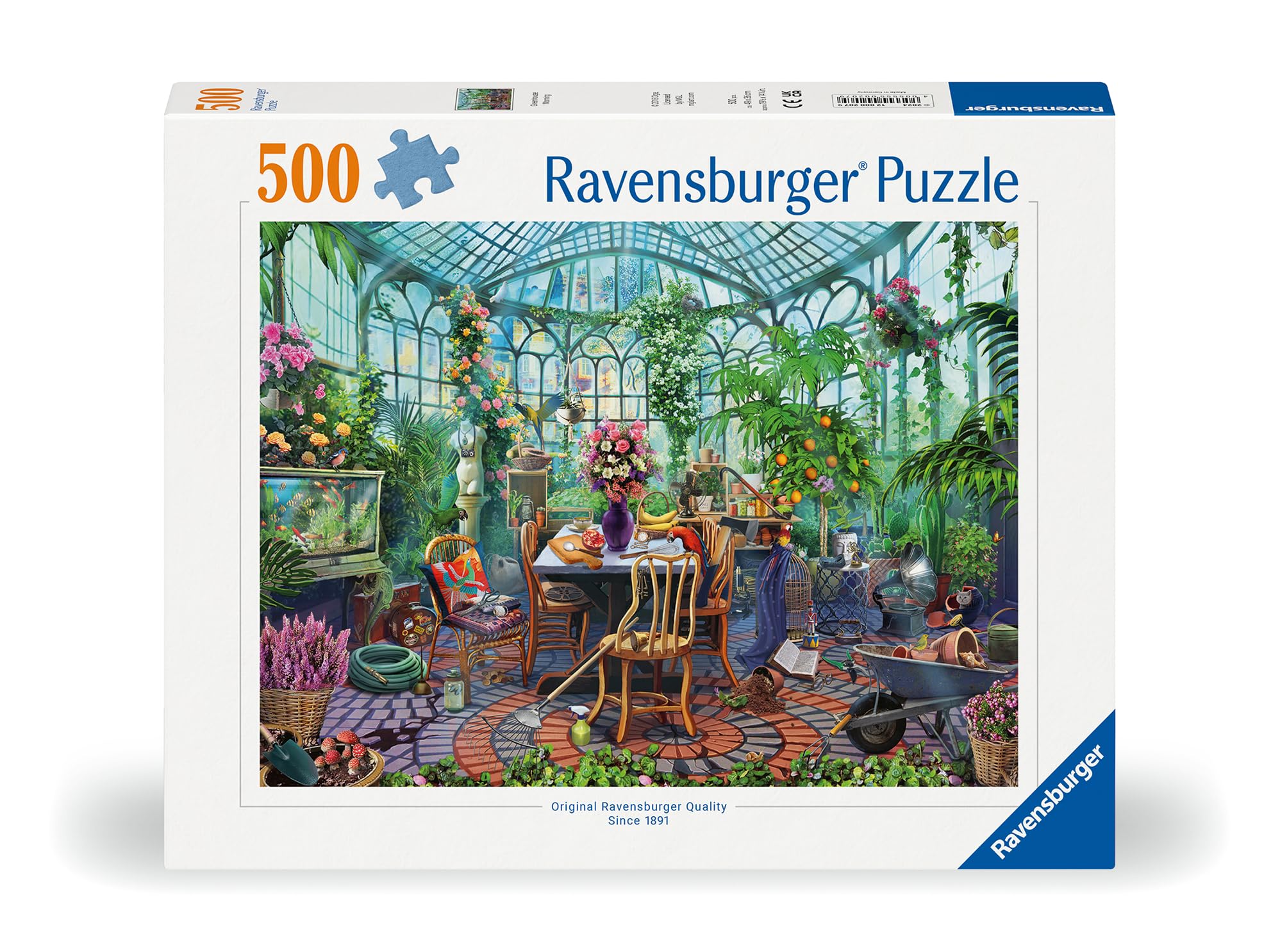 Ravensburger Morning in the Greenhouse Jigsaw Puzzle - 500 Pieces for Ages 10+