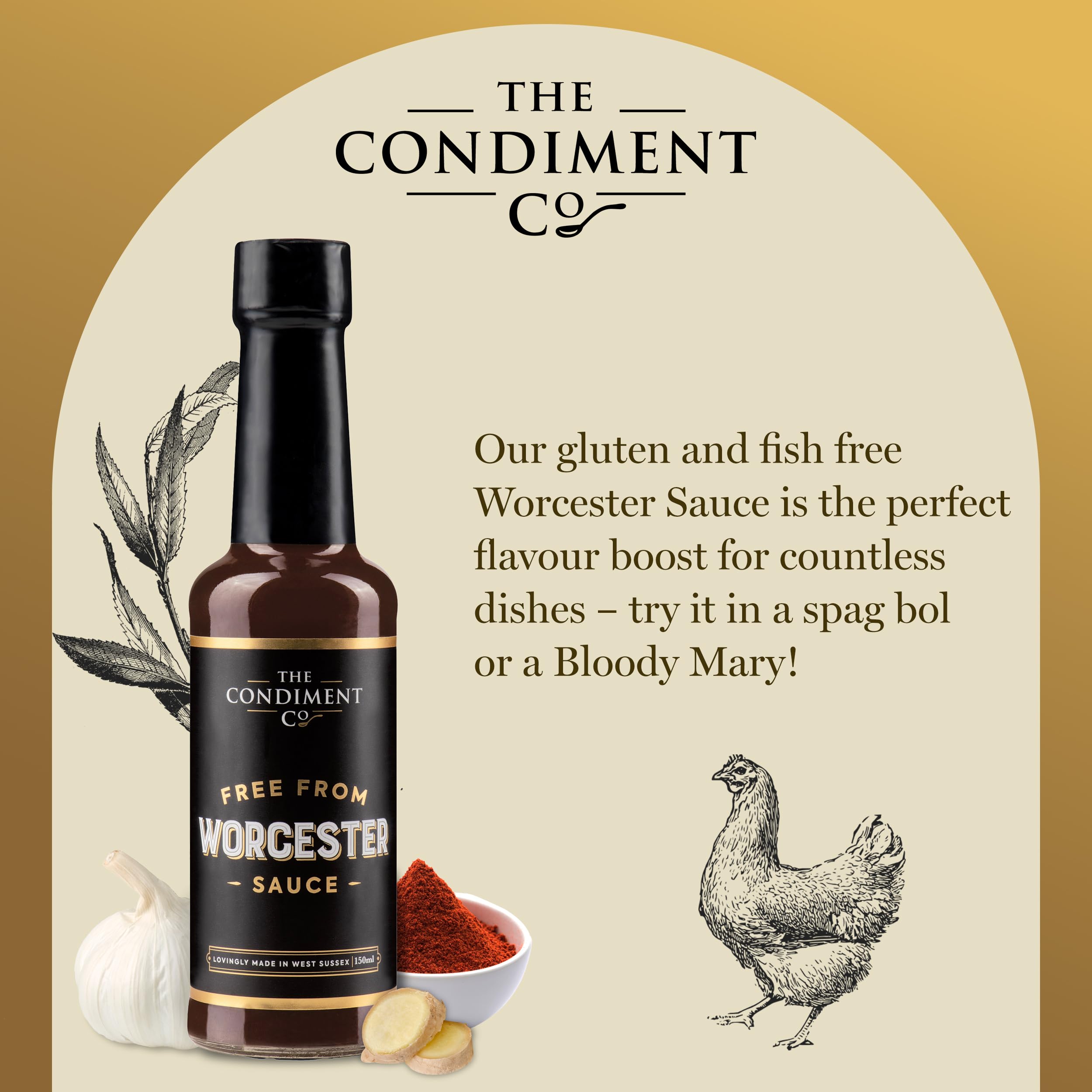The Real Condiment Co. - Free From Worcester Sauce 155g 4