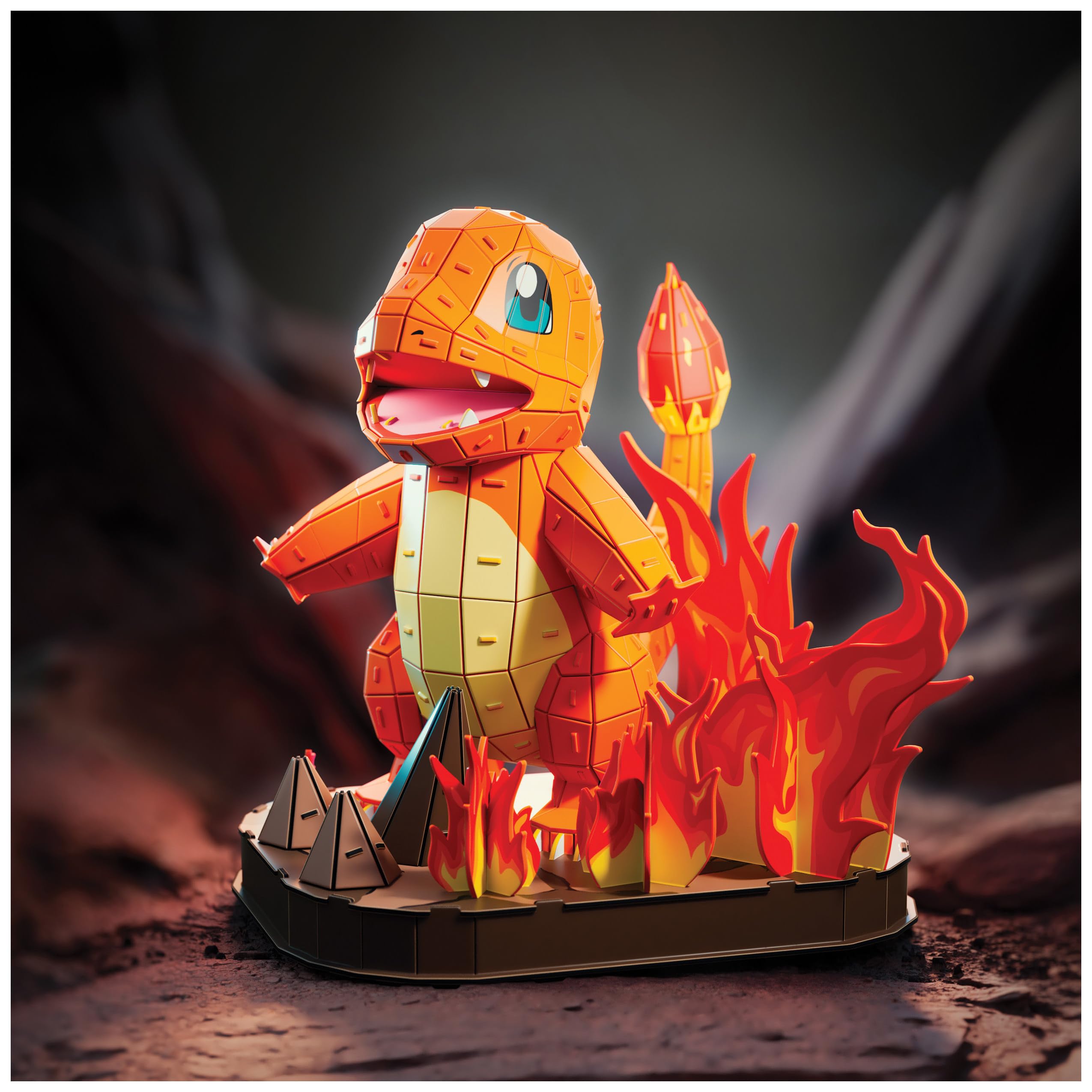 4D Build Pokémon Charmander 3D Model Kit | 241 Pieces | Ages 12-99 2