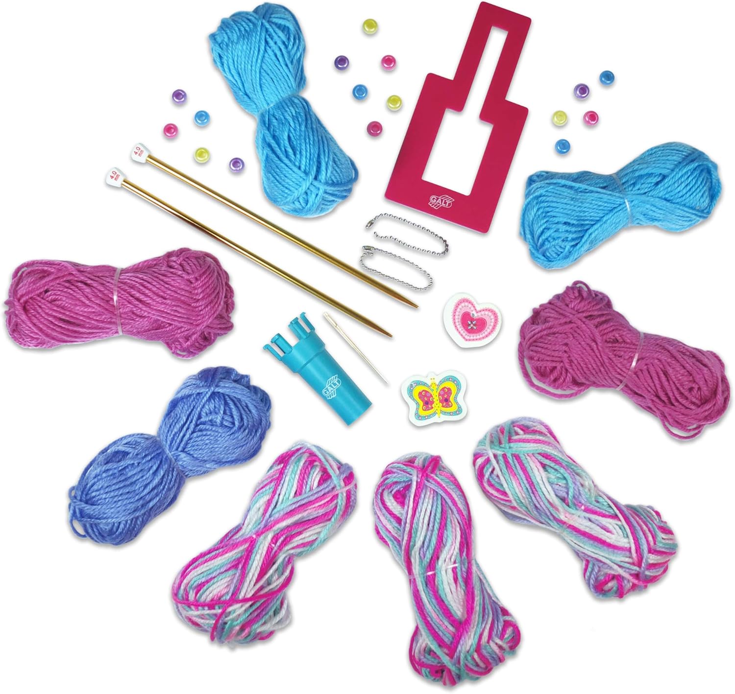 Galt First Knitting Craft Kit for Kids, Ages 6+ 2