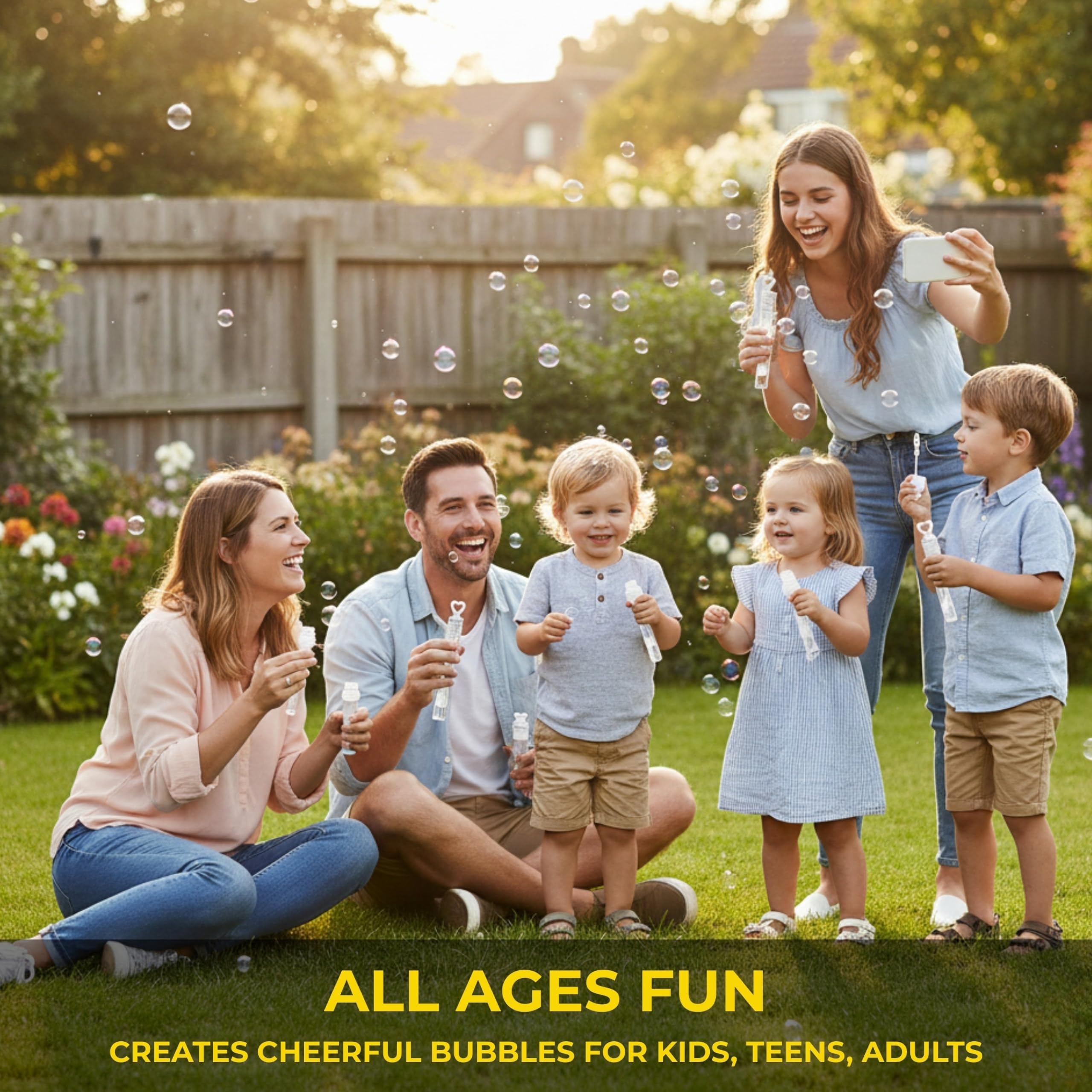 SHATCHI 72 pcs Heart Shape Bubble Tubes with Filler Solution | Party Favors 8