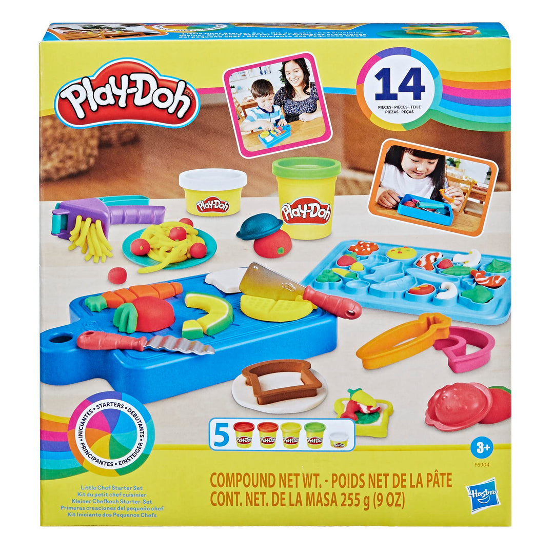 Play-Doh Little Chef Starter Set - 14-Piece Kitchen Playset for Ages 3+