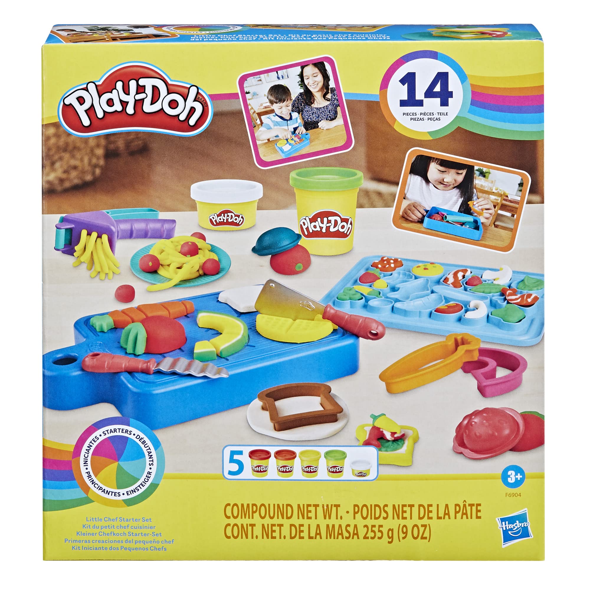 Play-Doh Little Chef Starter Set - 14-Piece Kitchen Playset for Ages 3+ 8