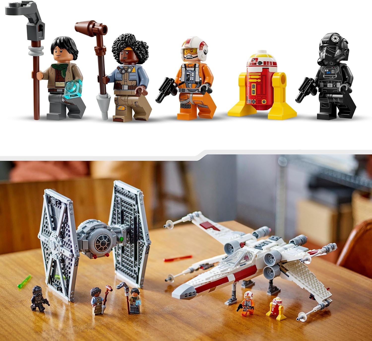 LEGO Star Wars TIE Fighter & X-Wing Mash-up Set - Rebuildable Starfighter Building Toy for Ages 9+ 5