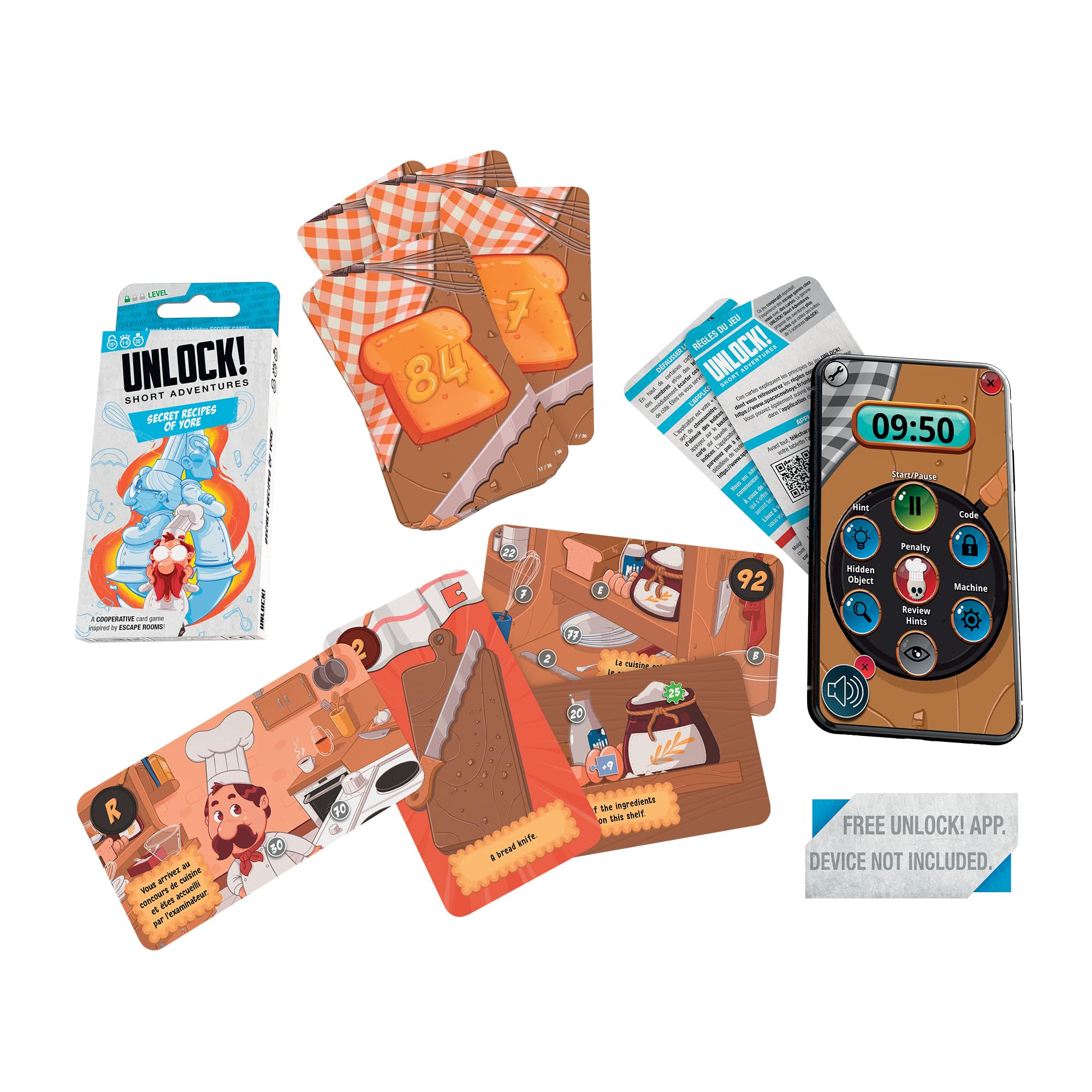 Asmodee Unlock! Short 4 - Doo-Arann's Dungeon Card Game | Ages 10+ | 1-6 Players | 30 Min