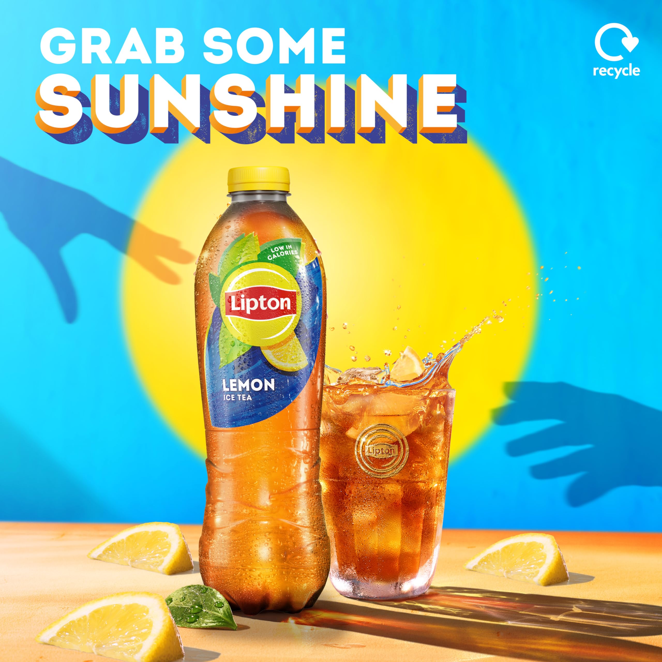 Lipton Lemon Bottled Ice Tea - Low Calorie Soft Drink | 1.25L | 100% Black Tea 2
