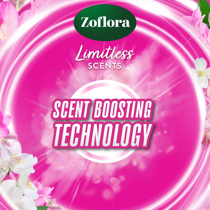 Zoflora - Freesia & Jasmine Fragrance Burst Toilet Rim Blocks, 2 x 131g