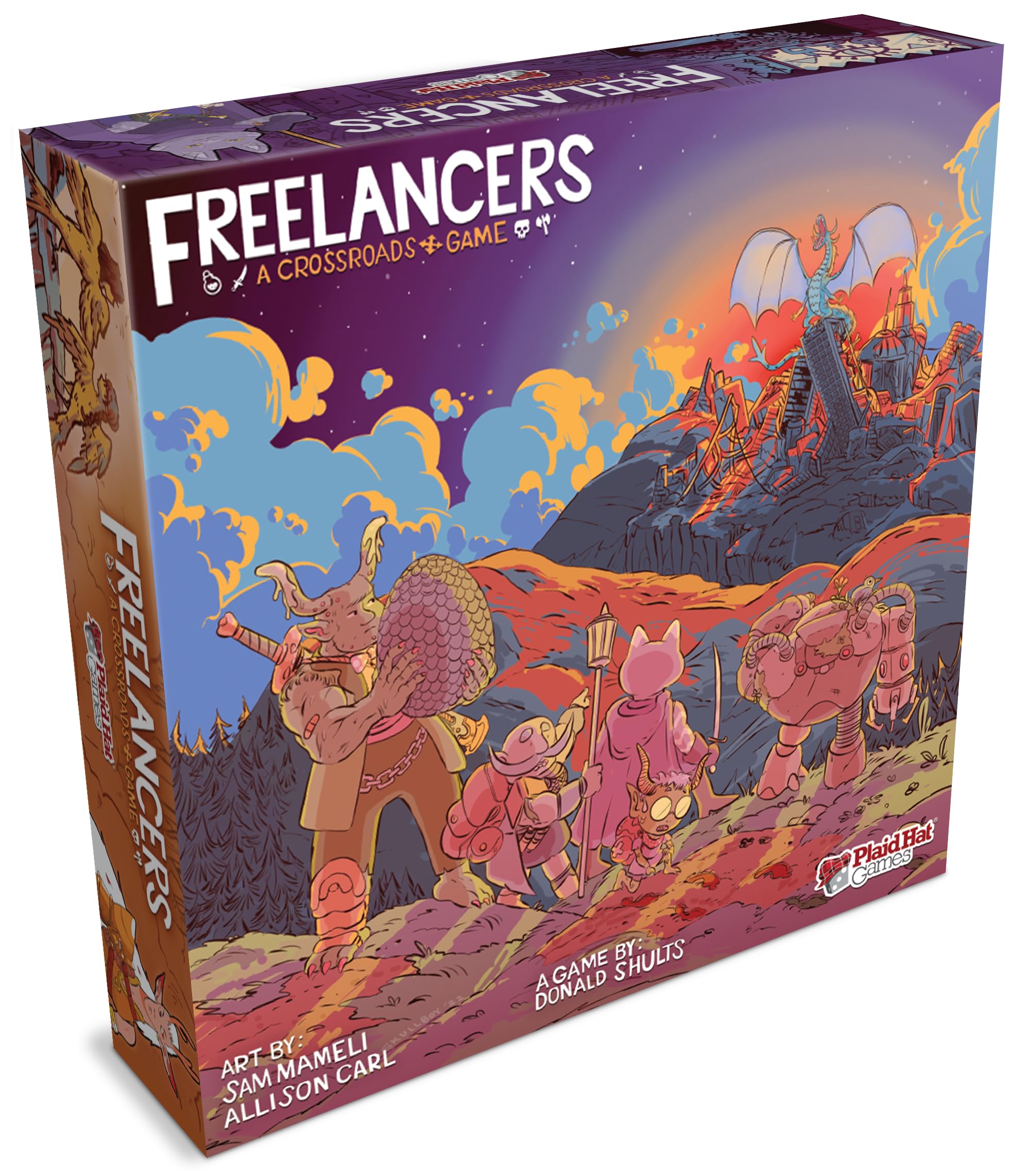 Plaid Hat Games Freelancers: Crossroads Brettspiel