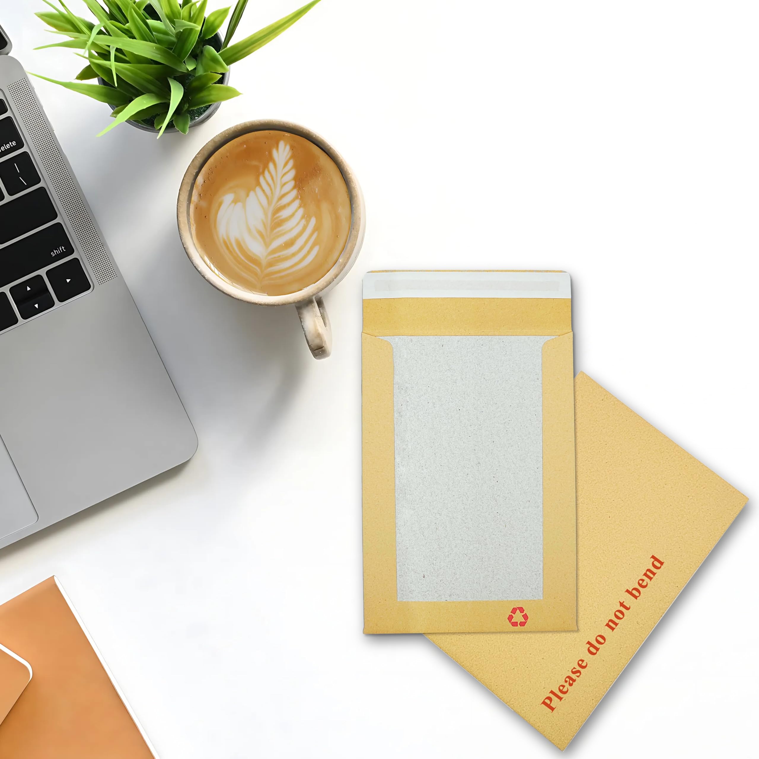 Double Dragon 50-Pack A6 C6 Manilla Hard Board Backed Envelopes | 162mm x 114mm | Rigid Protection 3