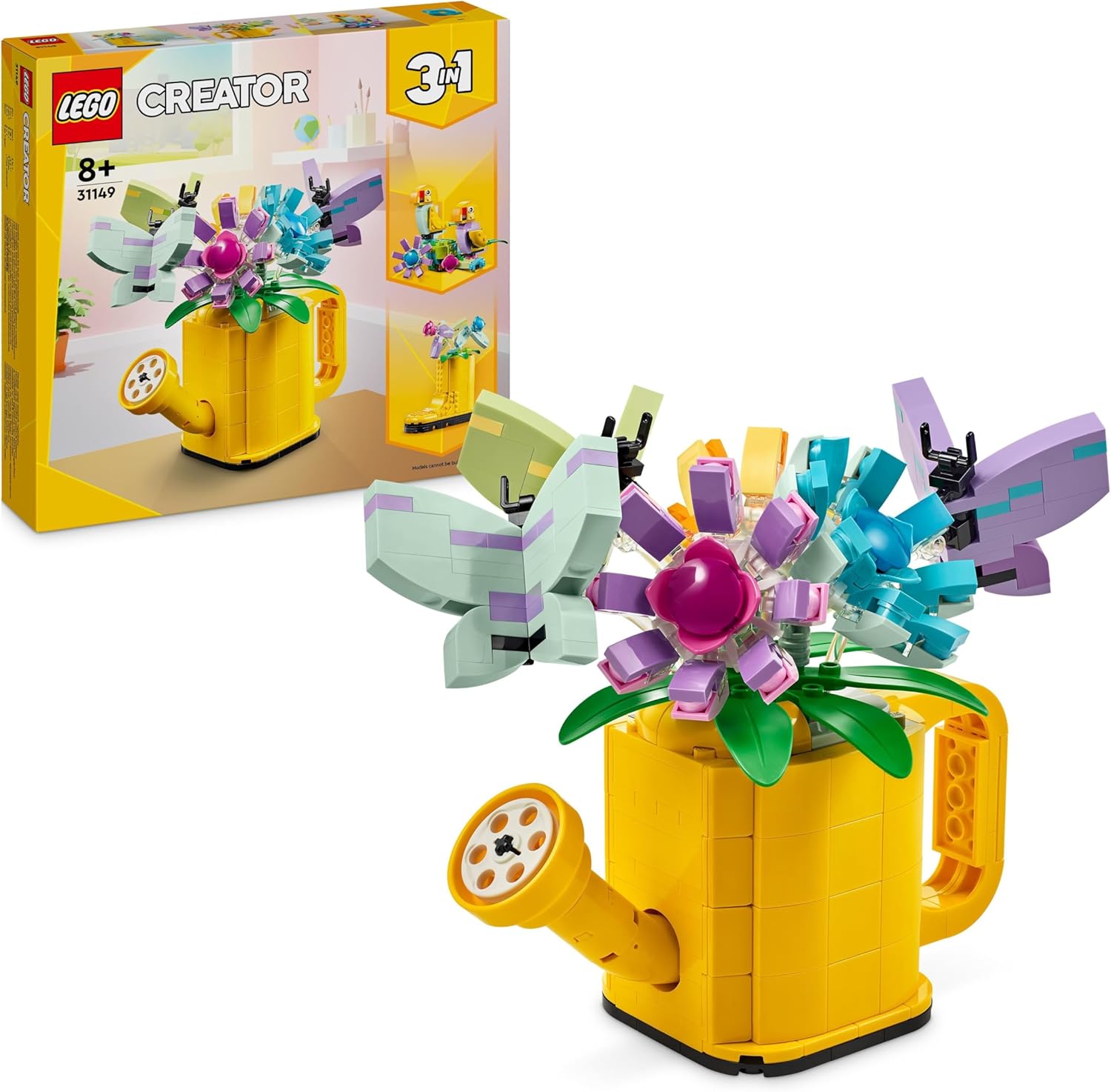 LEGO Creator 3in1 Flowers in Watering Can - Building Set for Kids 8+ 1