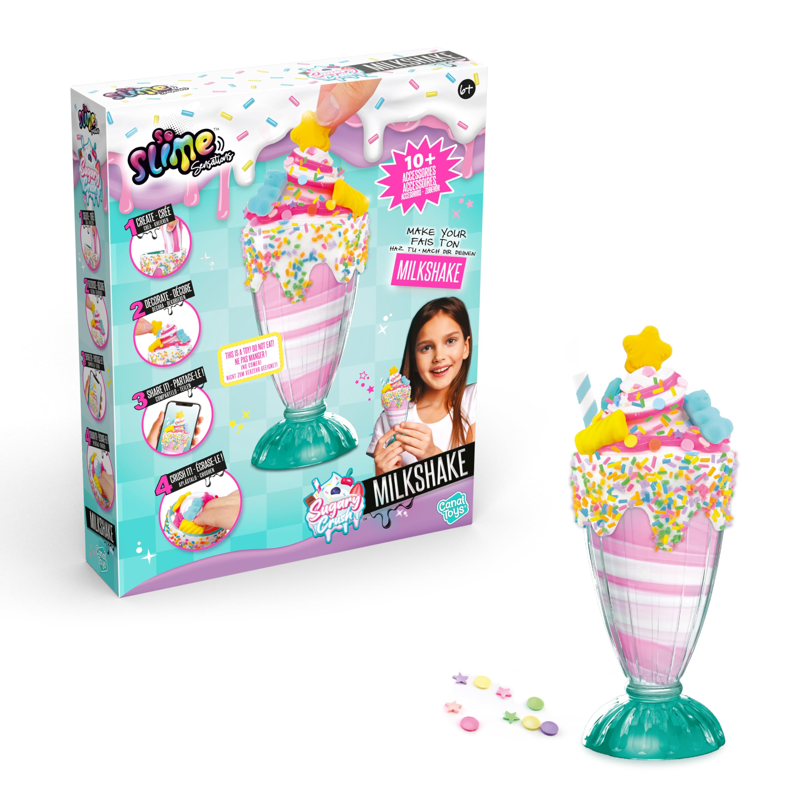 So Slime Sensations - Sugary Crush Milkshake Slime Kit 1