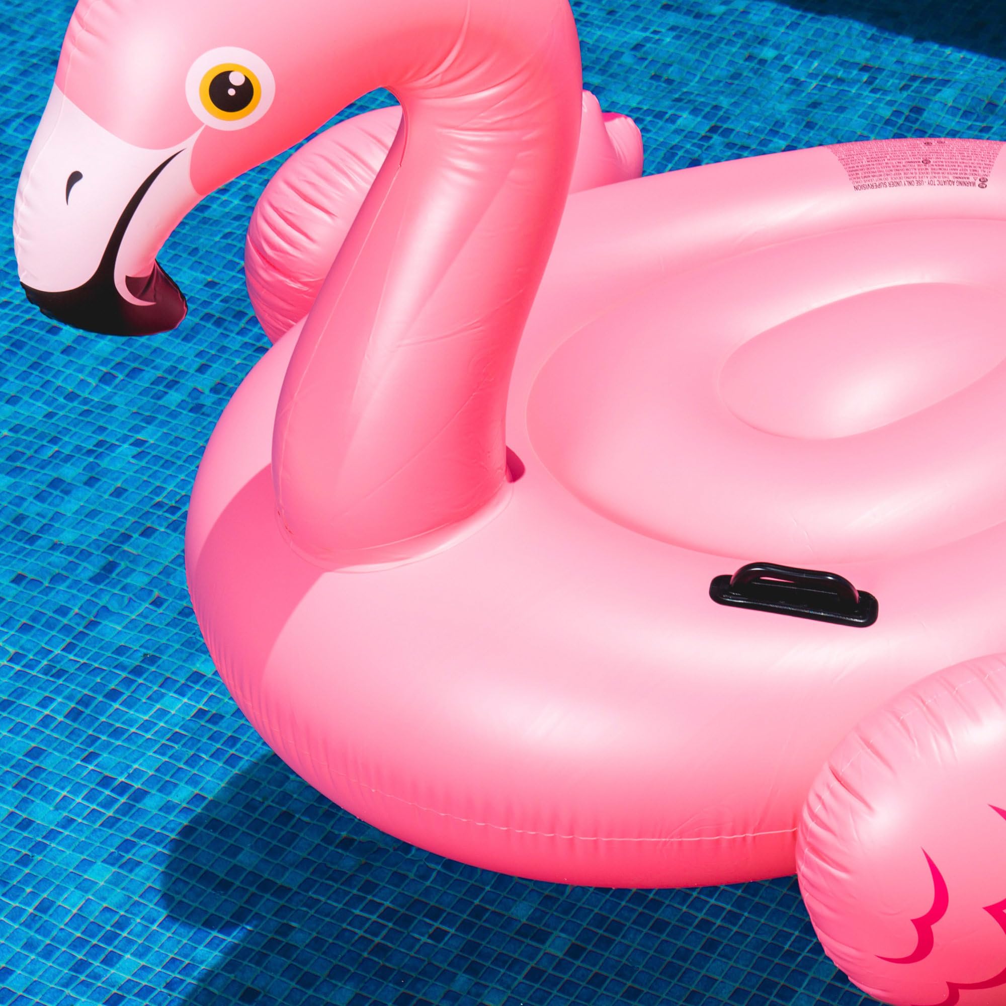 Intex Inflatable Flamingo Pool Raft | 1.78 x 1.35 m | Pink Vinyl | Ages 18 Months+ 7