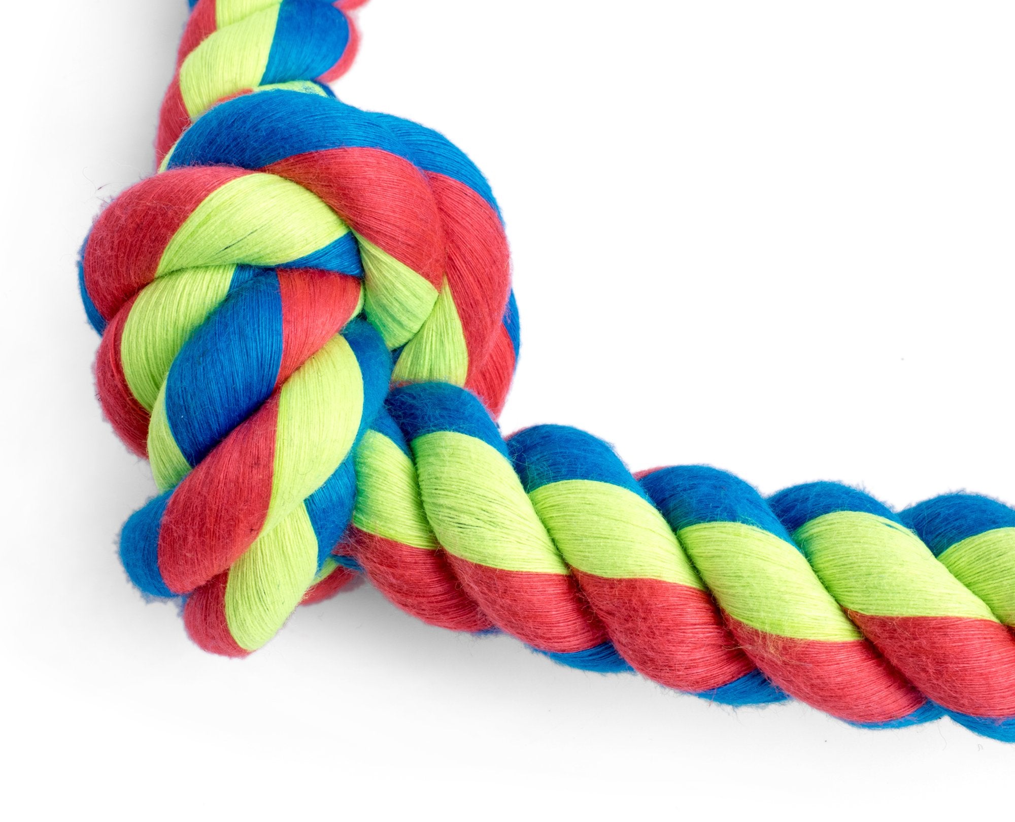 Petface Triple Knot Rope Dog Toy - Small Size | Chew Resistant | Promotes Dental Health 3