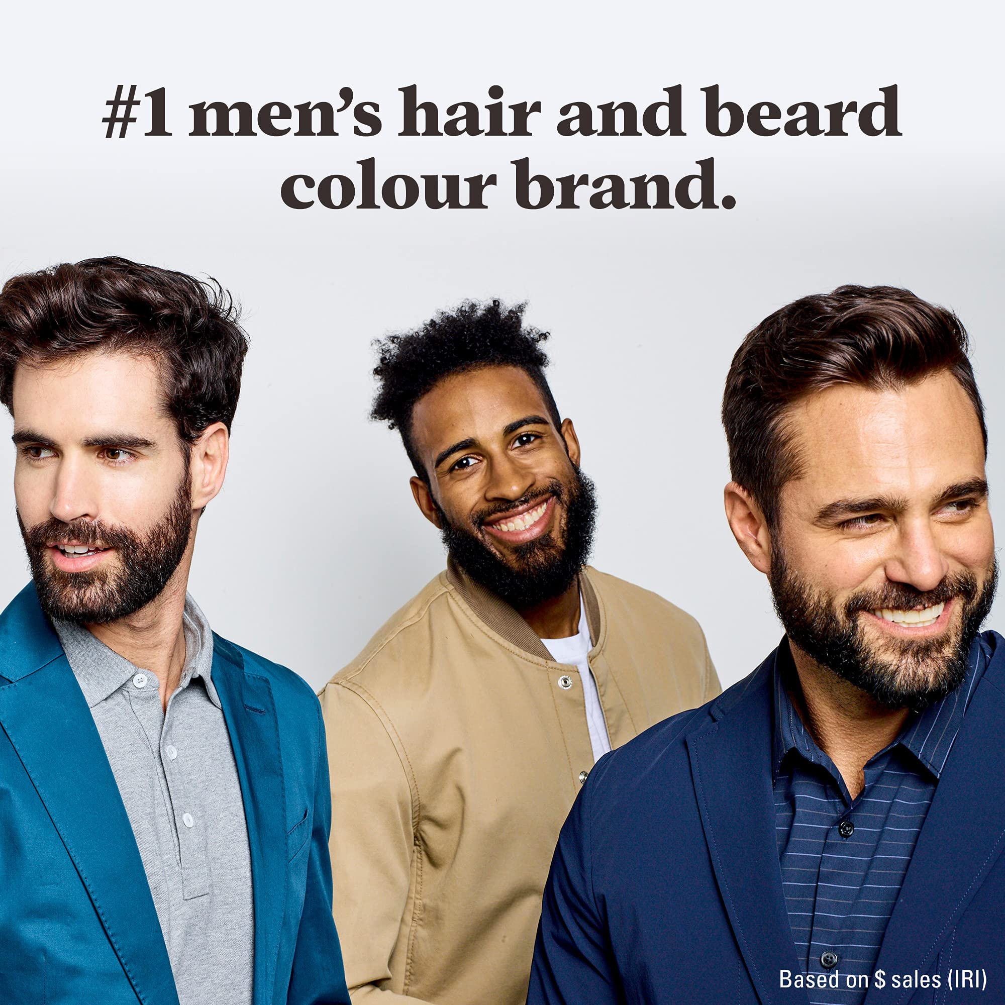 Just for Men Moustache & Beard Medium-Dark Brown Dye (60g) - M40 5