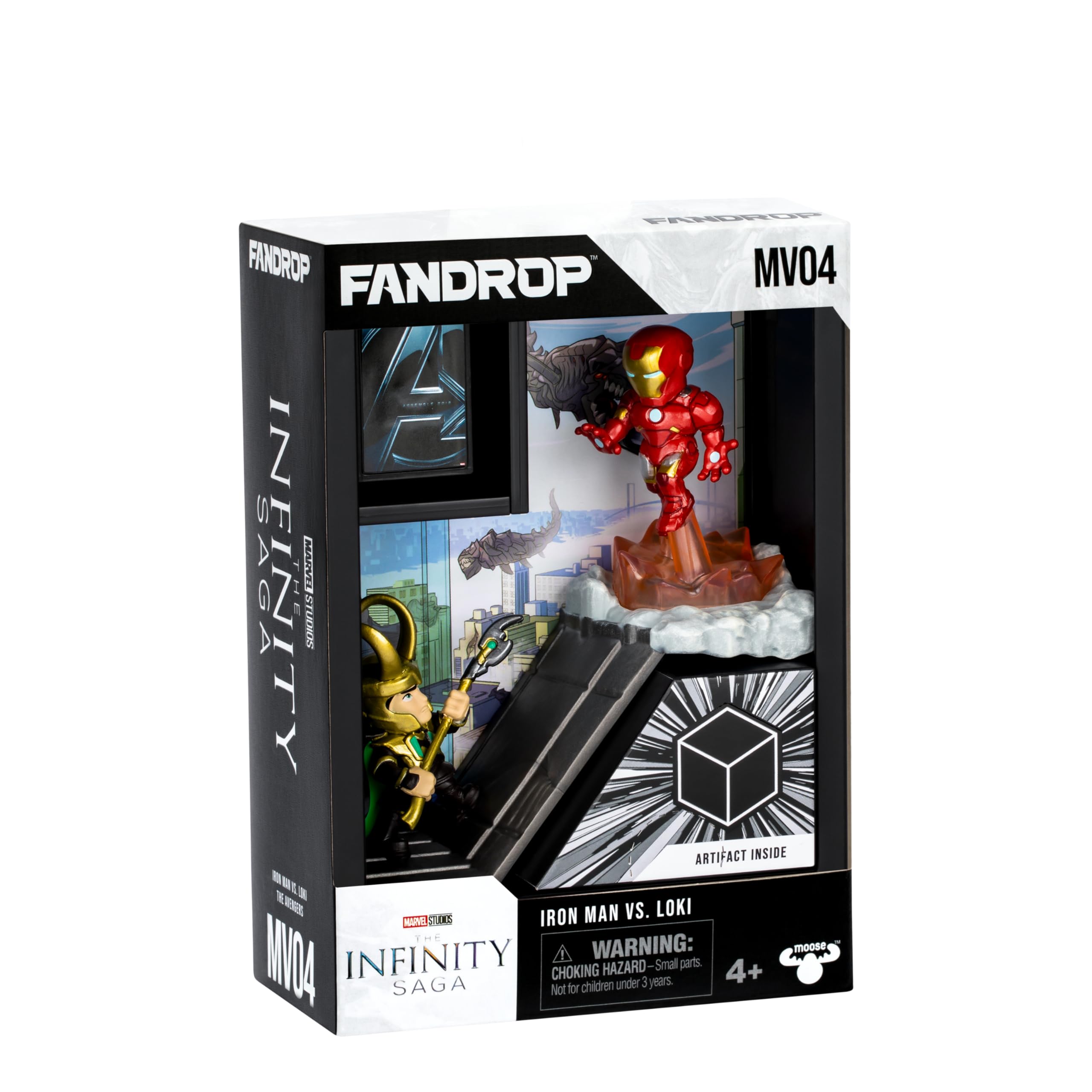 FANDROP MV04 Marvel Studios The Avengers - Iron Man VS. Loki Diorama Display with Artifact & Scene Marker 4