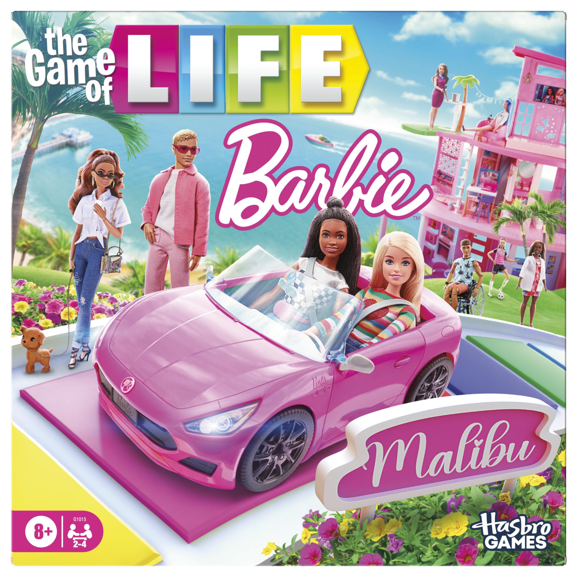 Hasbro Gaming The Game of Life: Barbie Edition Board Game - Ages 8+ | 2-4 Players | English 1