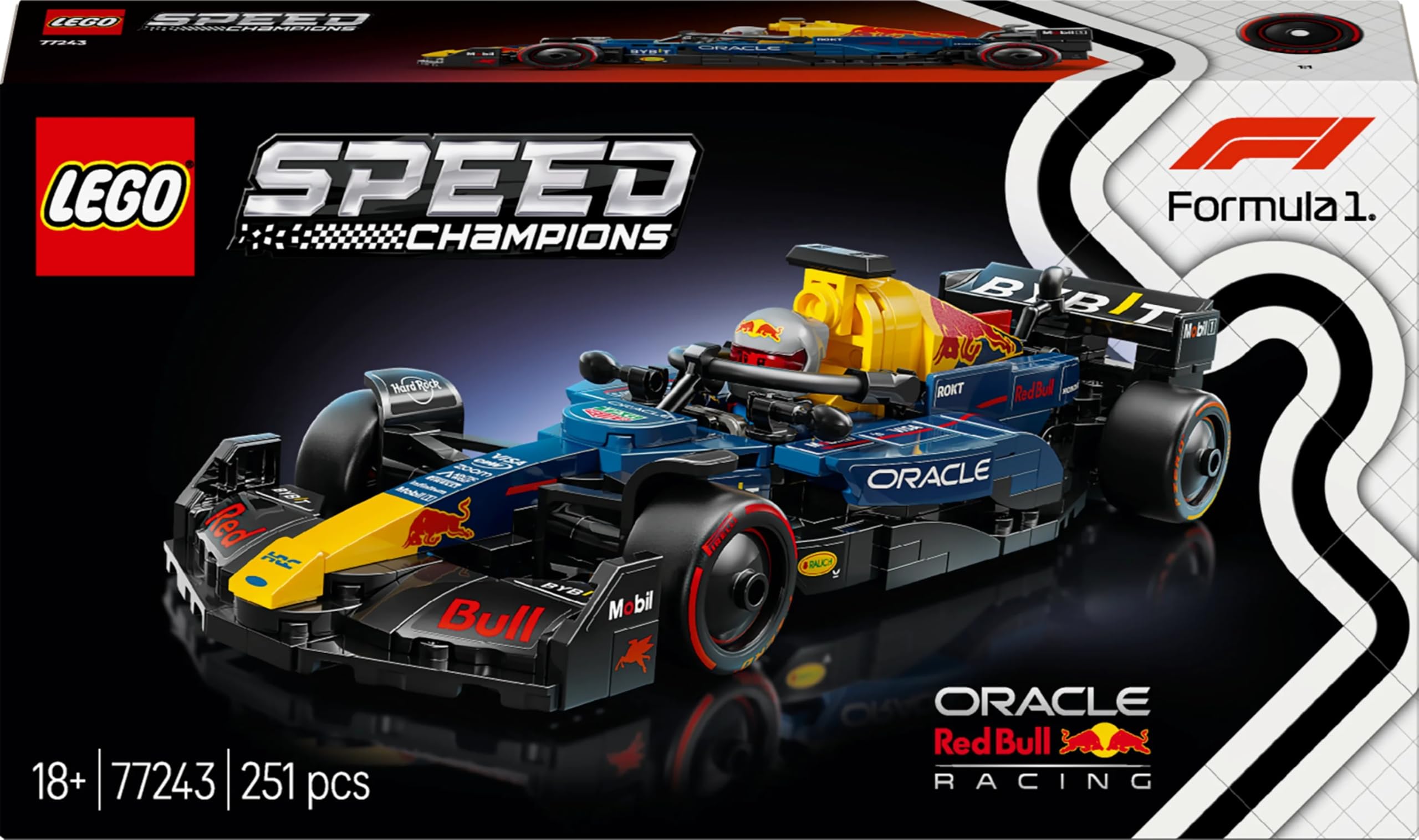 LEGO Speed Champions Oracle Red Bull Racing RB20 F1 Race Car 77243 - Buildable Formula 1 Model with Driver Minifigure for Adults 9