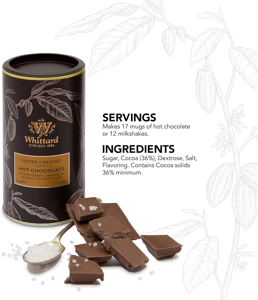 Whittard of Chelsea - Salted Caramel Flavour Hot Chocolate Drink