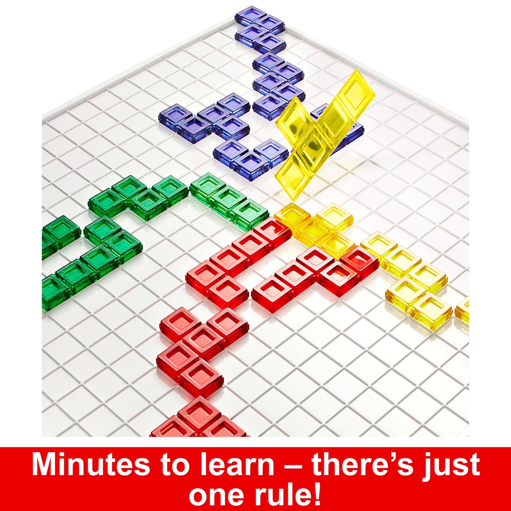 Mattel Games Blokus Strategy Board Game - 4 Players | 30 Min Playtime | Ages 7+ 4