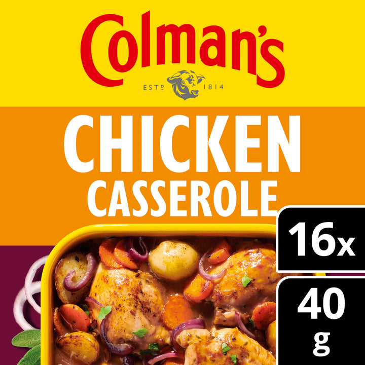 Colman's Chicken Casserole Seasoning Mix, 40g - Poultry Seasoning with Herbs & Onions