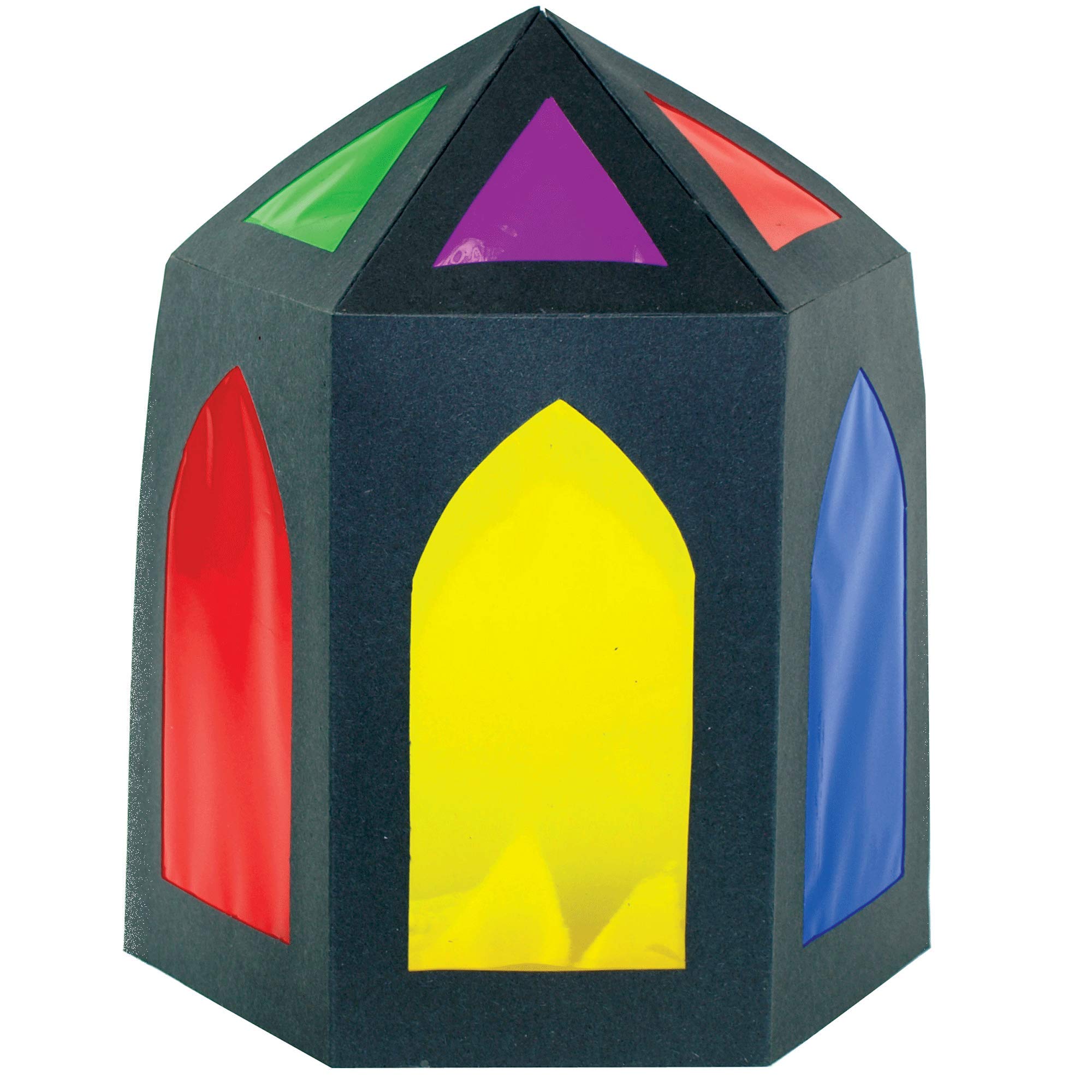 Baker Ross EX541 Cellophane Film Rolls - 6 Pack, Assorted Colours | 4.5m x 50cm