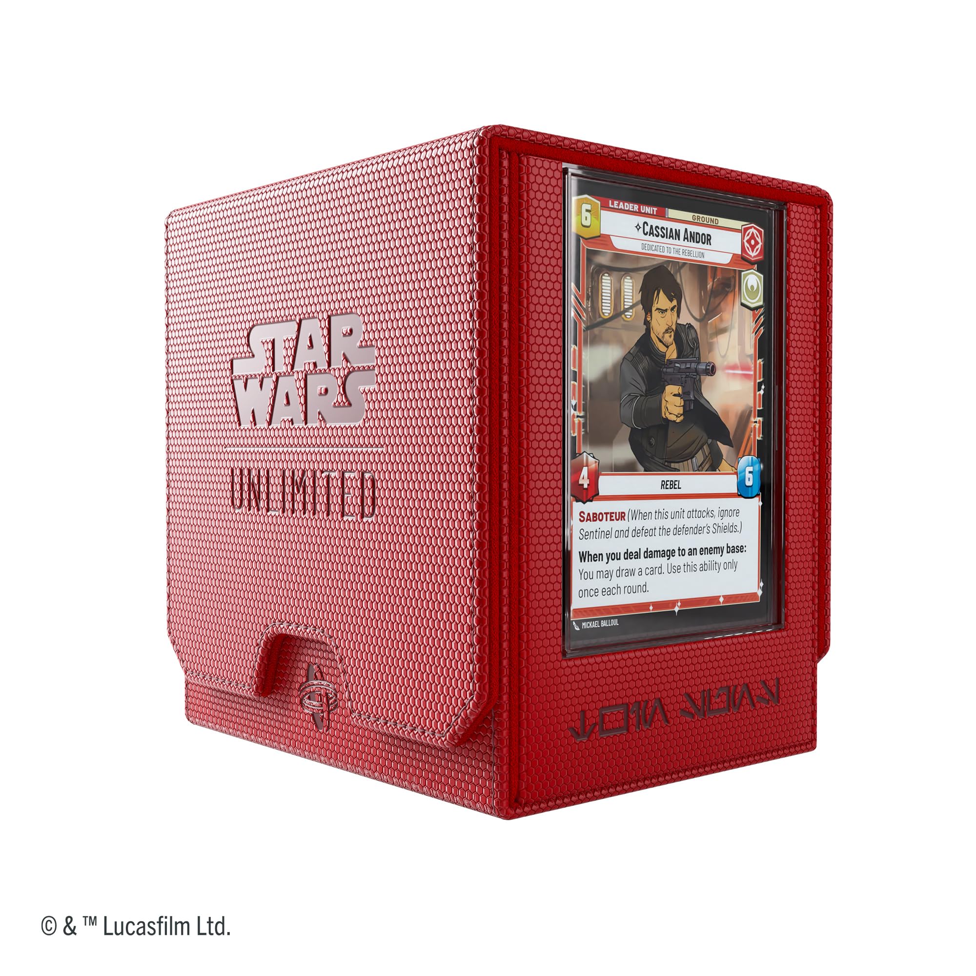 Gamegenic Star Wars: Unbegrenztes Twin Suns Deck Pod – Rot 5