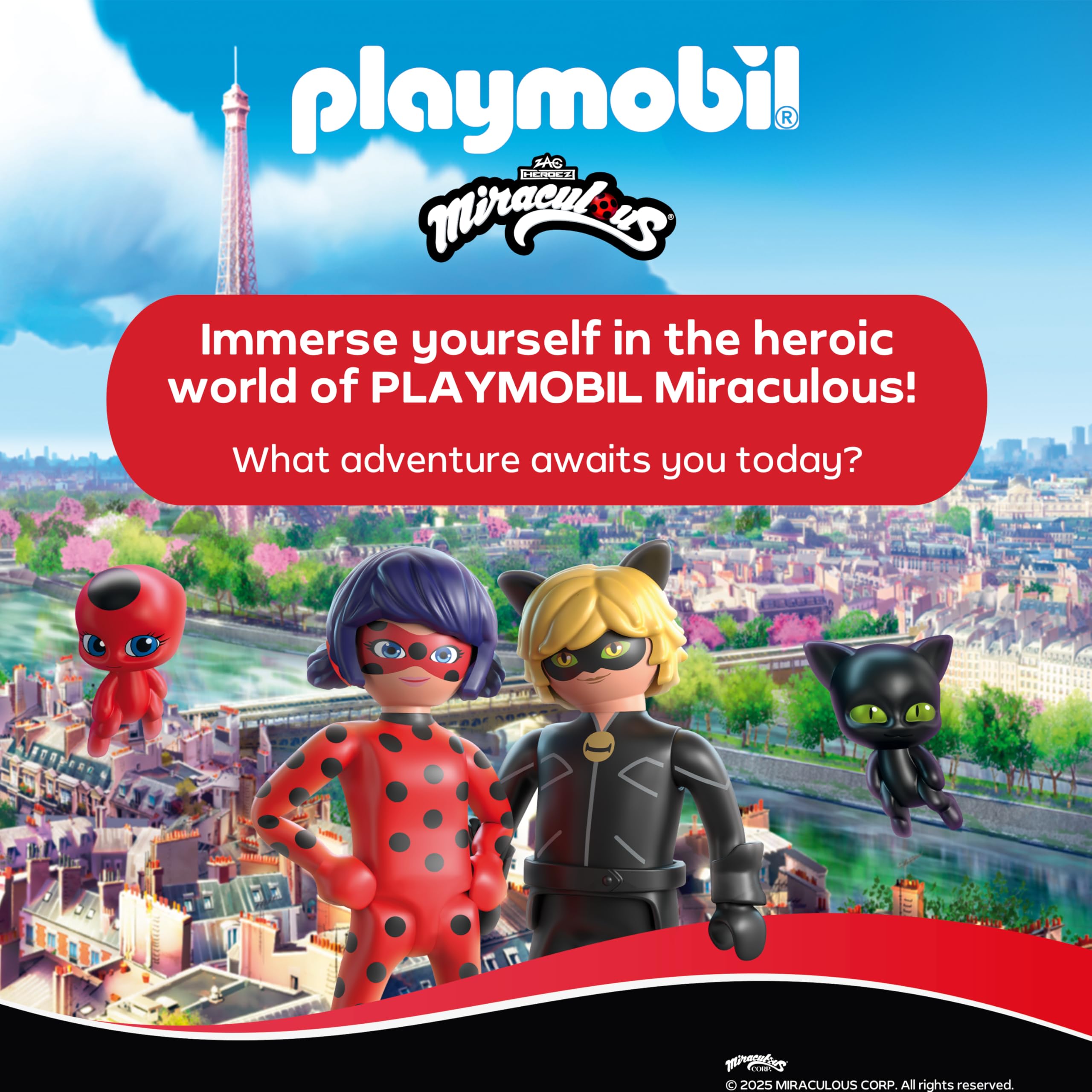 Playmobil Miraculous Ladybugs & Cat Noir's Wedding Playset | Ages 4+ | Model 71865 6