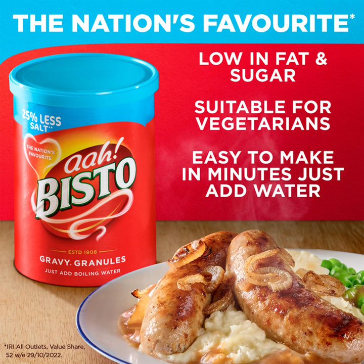 Bisto - Gravy Granules Reduced Salt, 450g