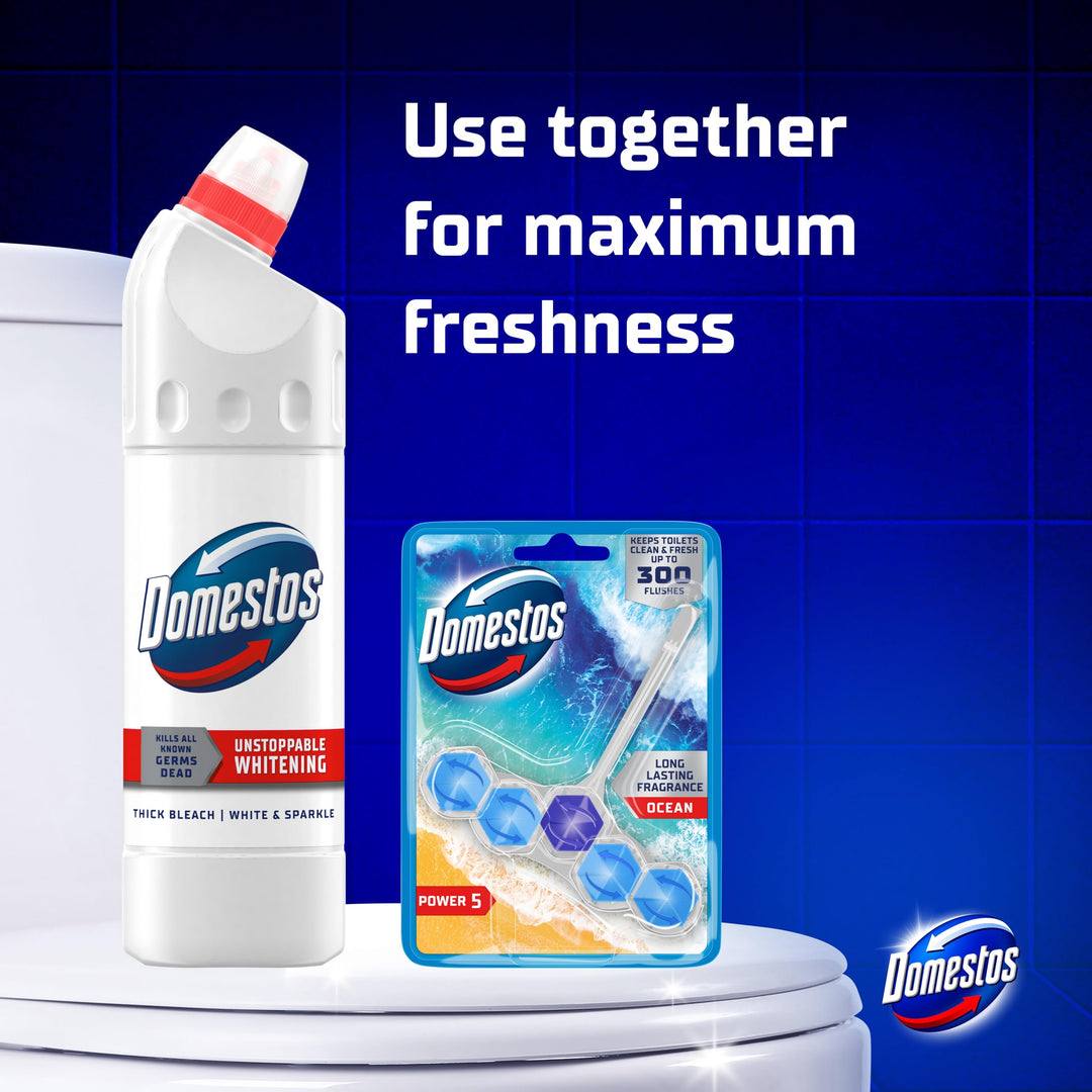Domestos White & Sparkle Thick Bleach (861.83g)