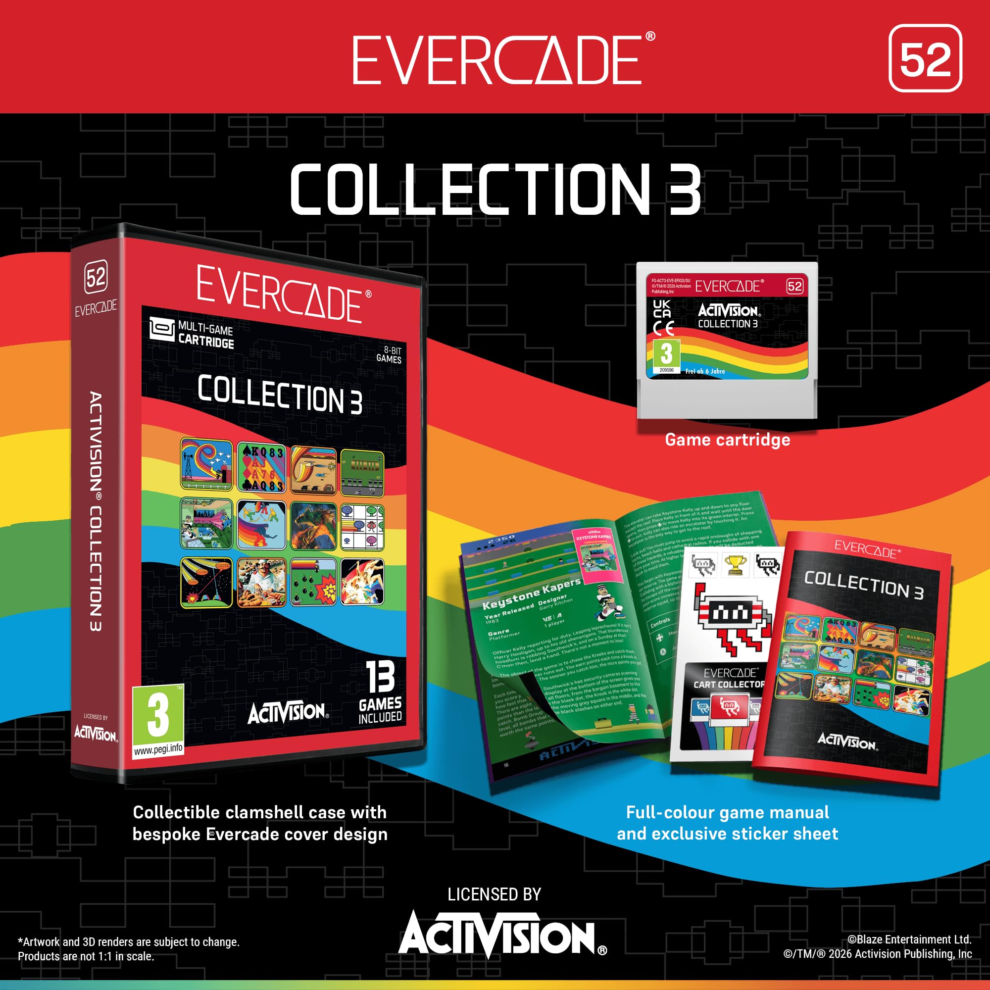 Blaze Entertainment Evercade Activision Collection 3 [Accessory]