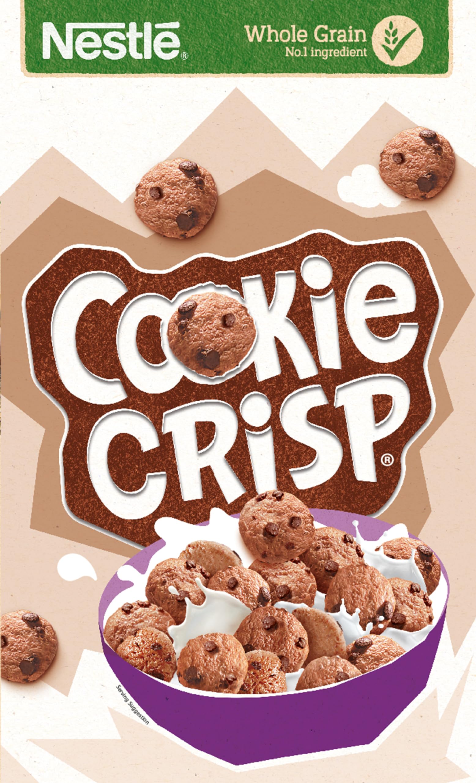 Nestlé Cookie Crisp Cereal 500g - Chocolate Flavour Crispy Wheat and Maize Breakfast Cereal 5