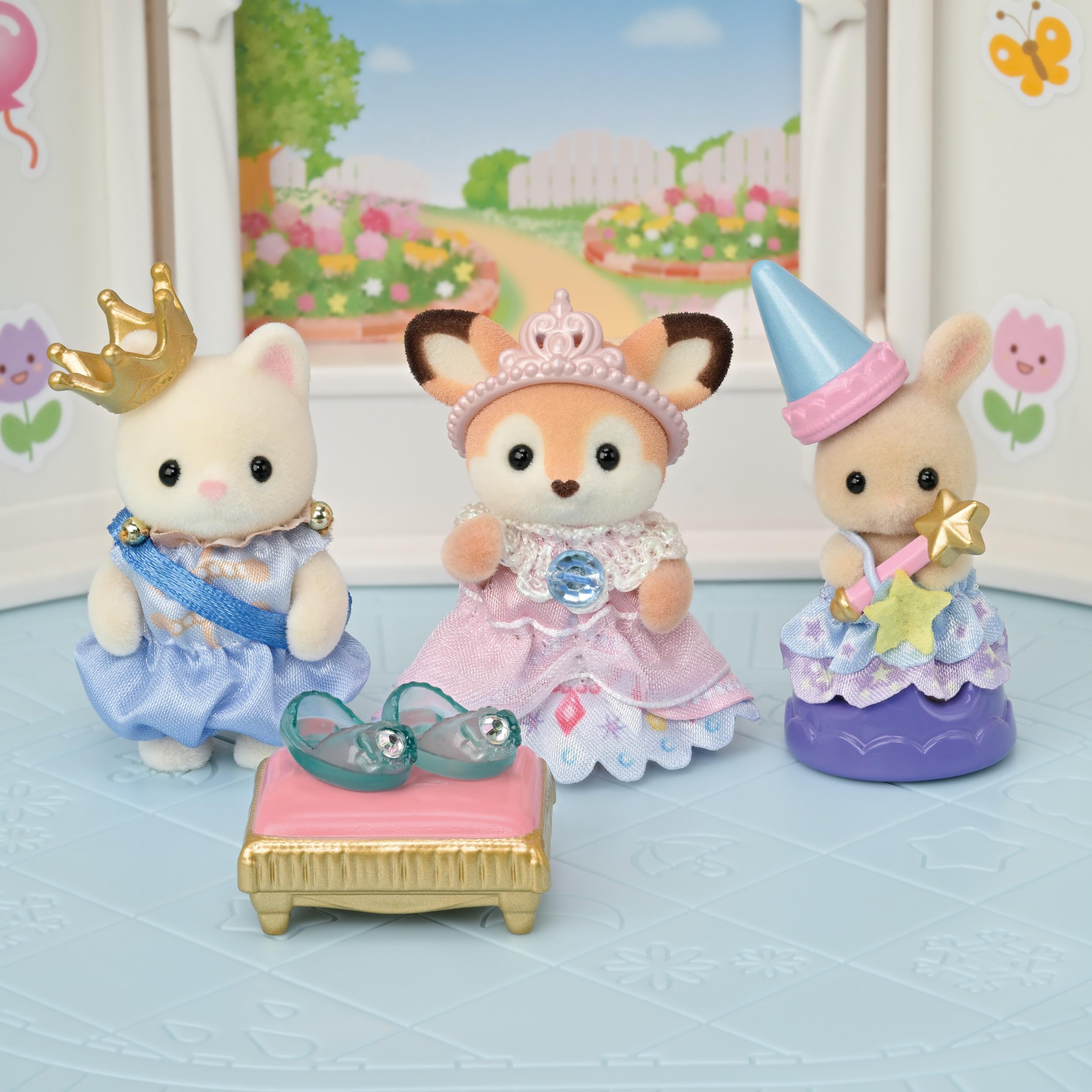 Sylvanian Families Nursery Princess Play Set 5818 | Includes 3 Babies & Accessories | Ages 3+ 8