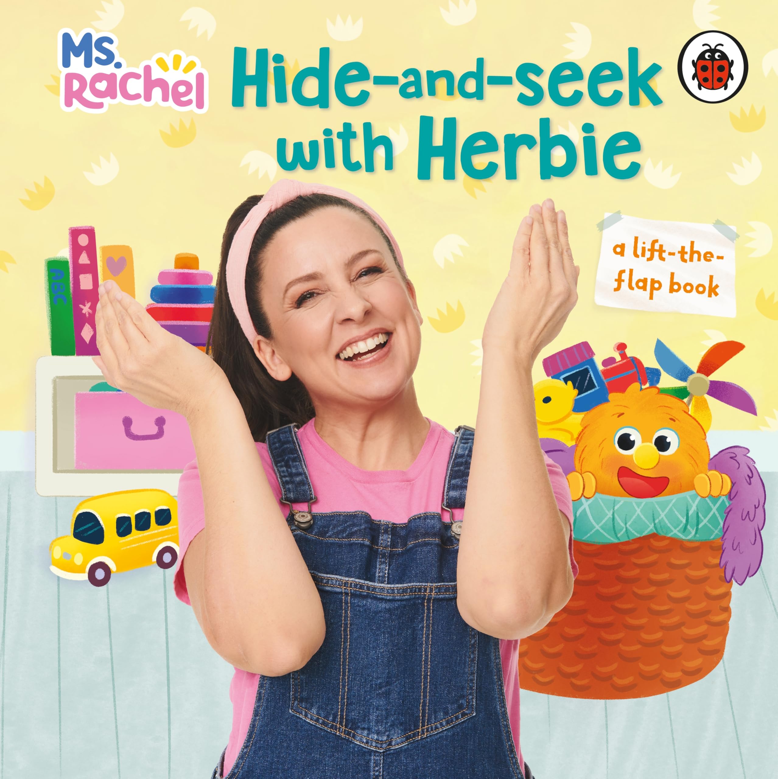 Ladybird Ms Rachel: Hide and Seek with Herbie: A Lift-the-Flap Board Book